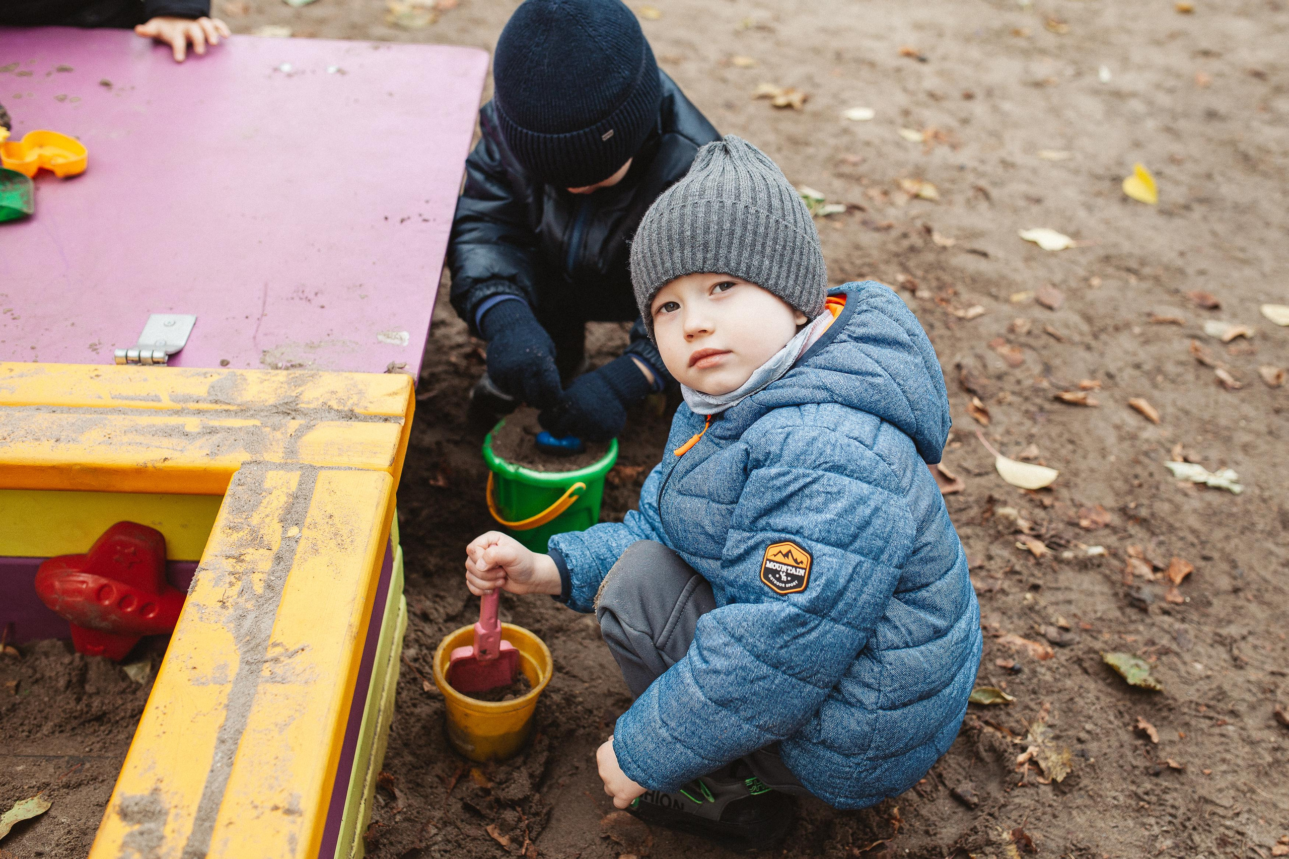 Детский сад, прогулка. Семейный фотограф Трусова Евгения в Екатеринбурге