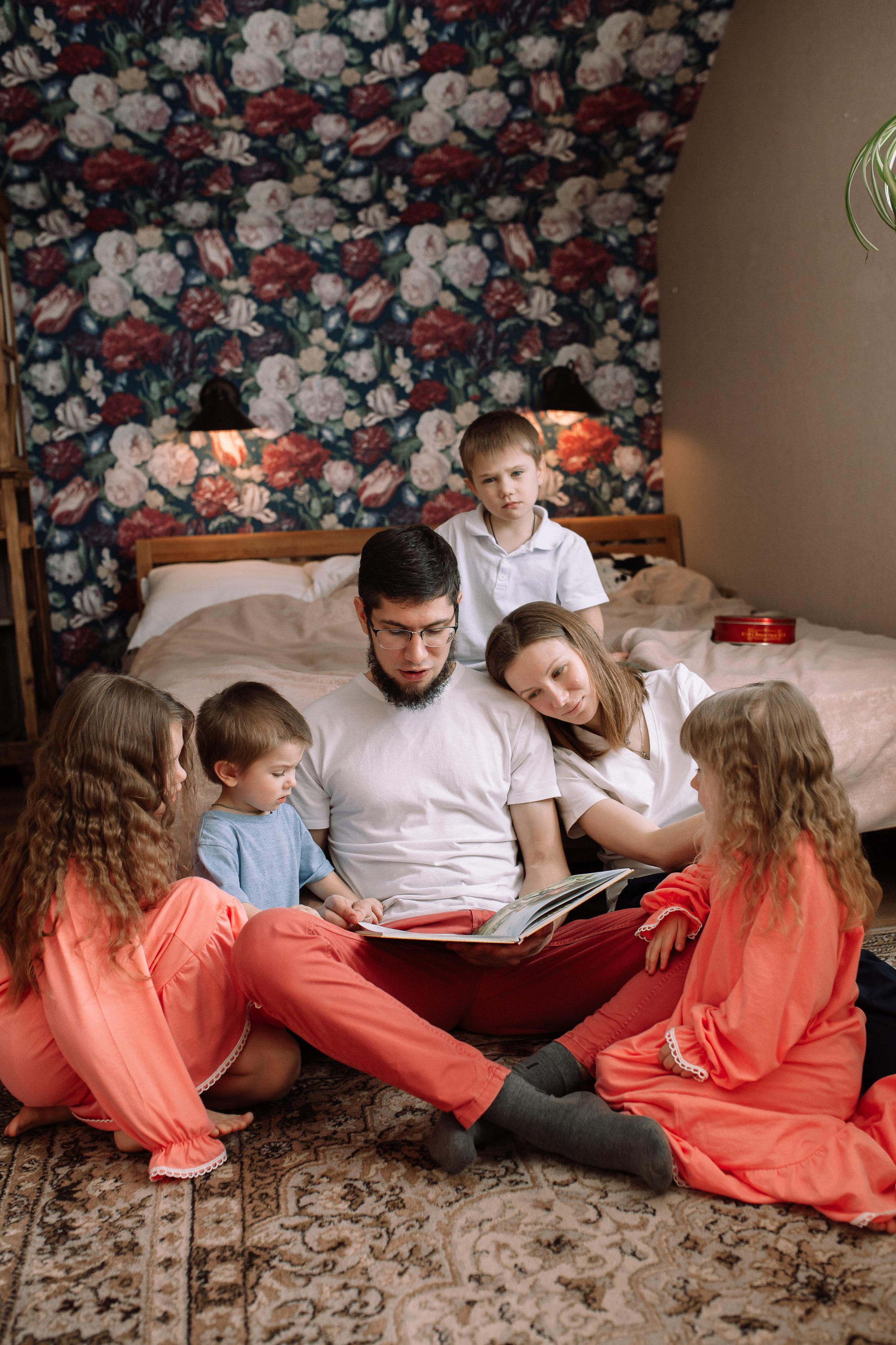 Никита, Оля, Сева, Дуня, Соня и Петя. Семейный фотограф Трусова Евгения в Екатеринбурге