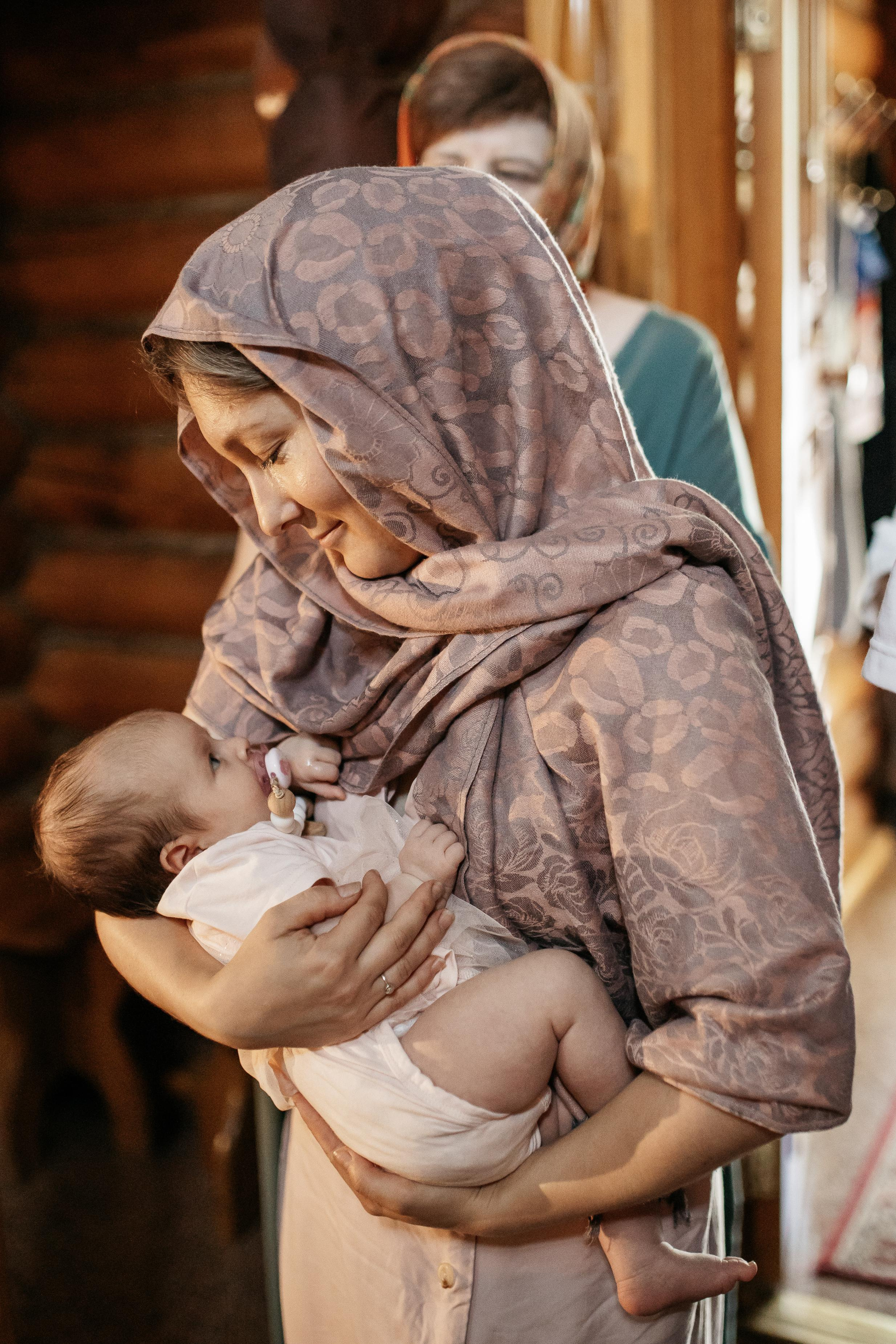 Крещение Машеньки. Семейный фотограф Трусова Евгения в Екатеринбурге