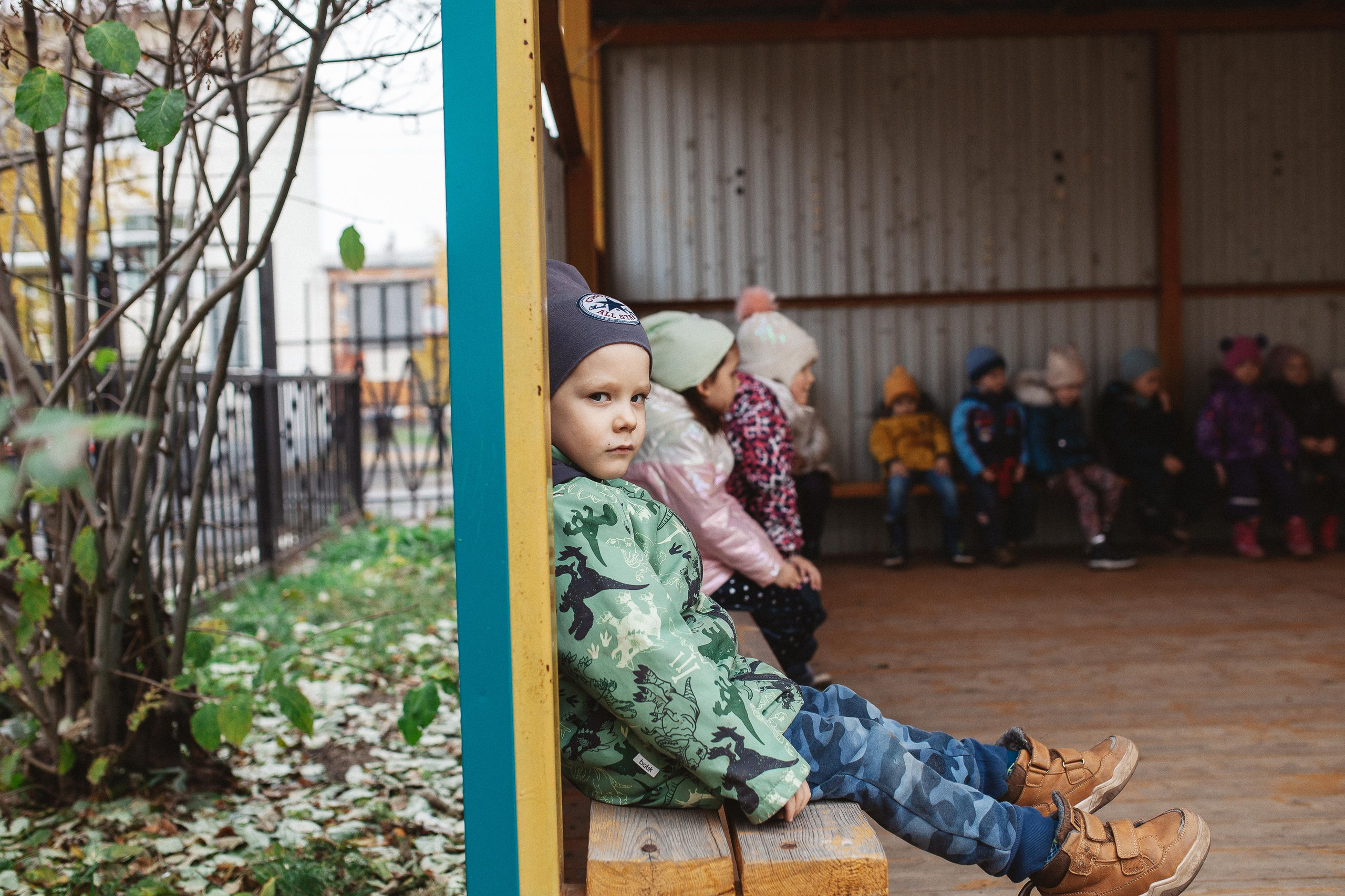 Детский сад, прогулка. Семейный фотограф Трусова Евгения в Екатеринбурге