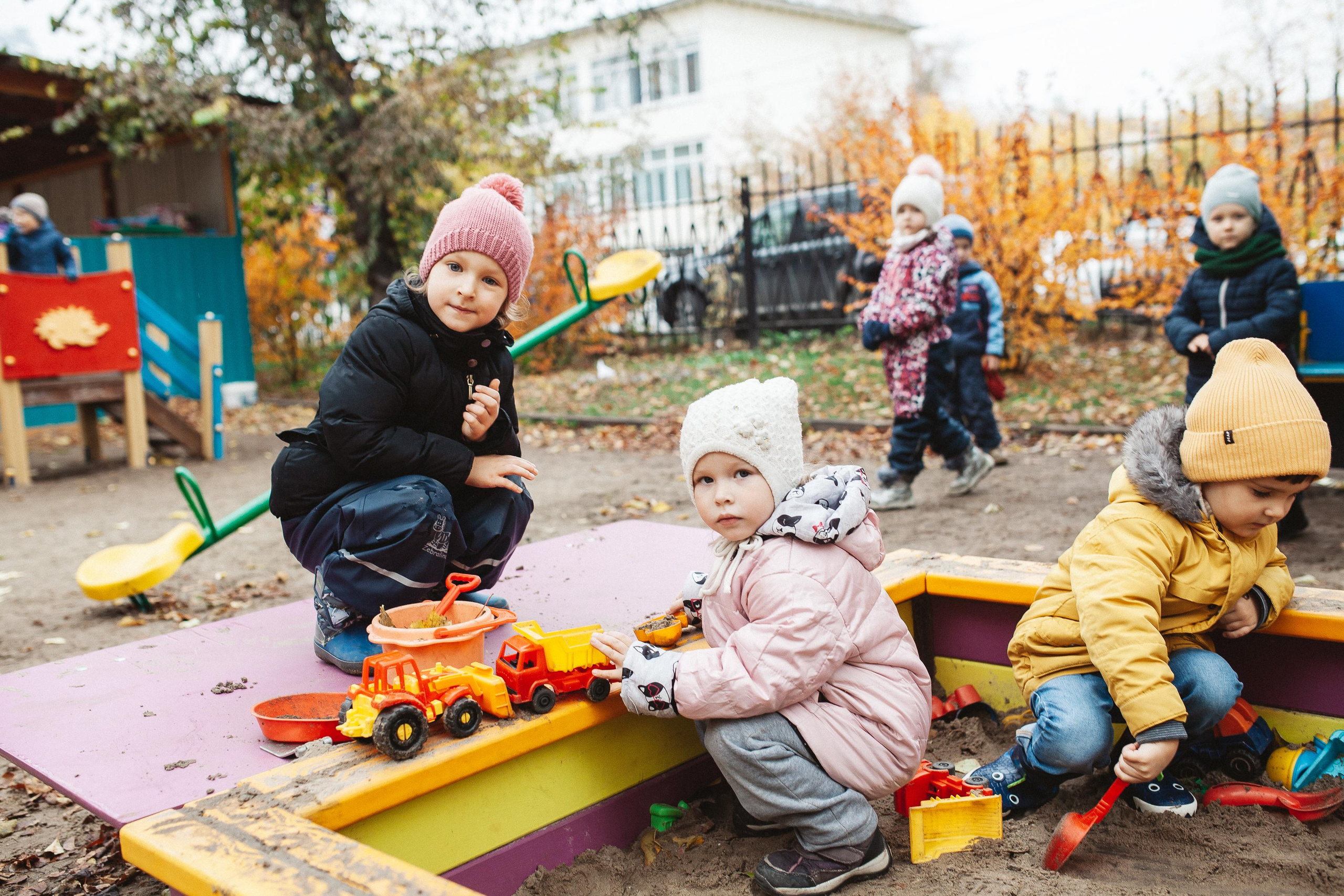 Детский сад, прогулка. Семейный фотограф Трусова Евгения в Екатеринбурге