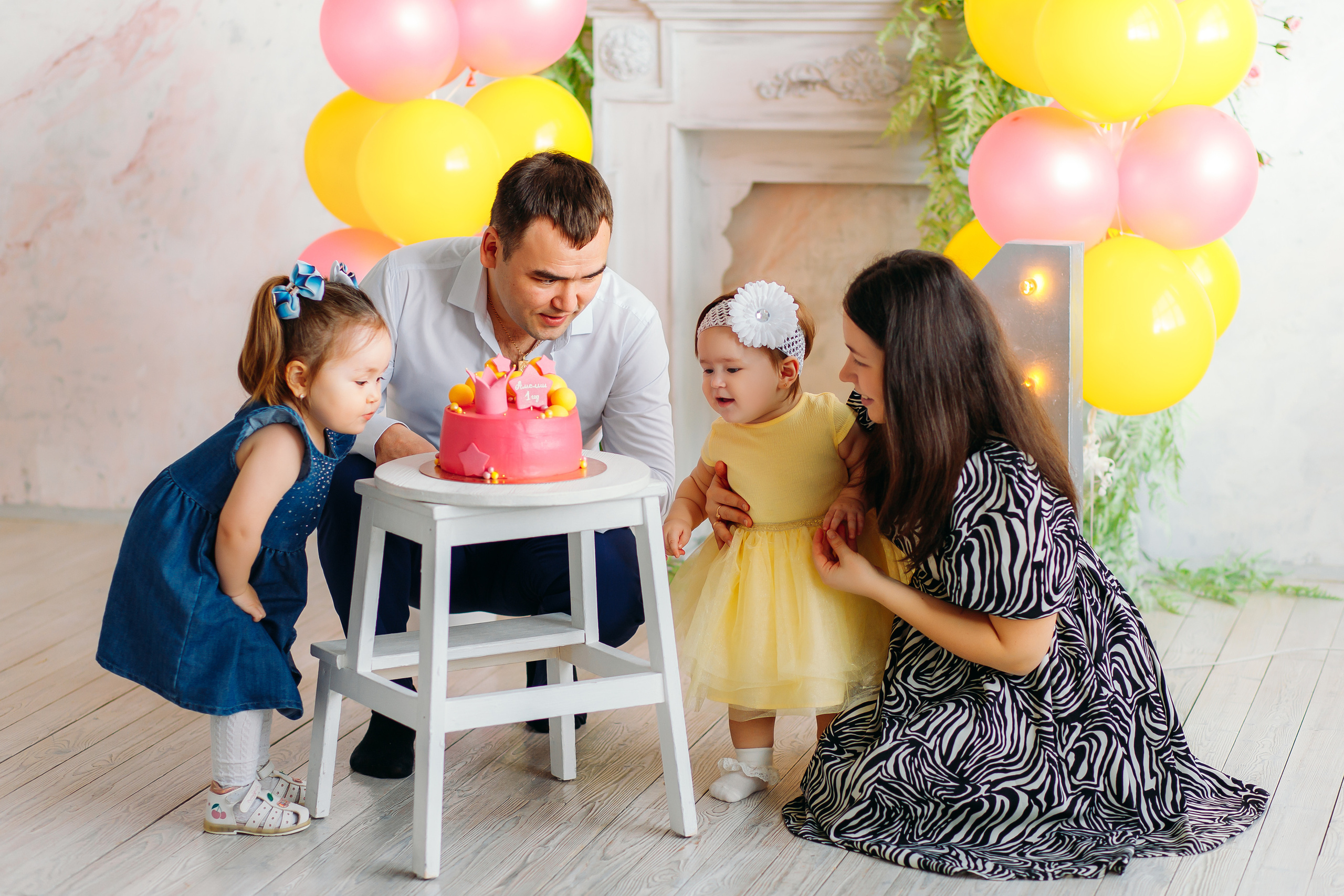 Амелии 1 год. Семейный и детский фотограф в Мурманске Карина Березина