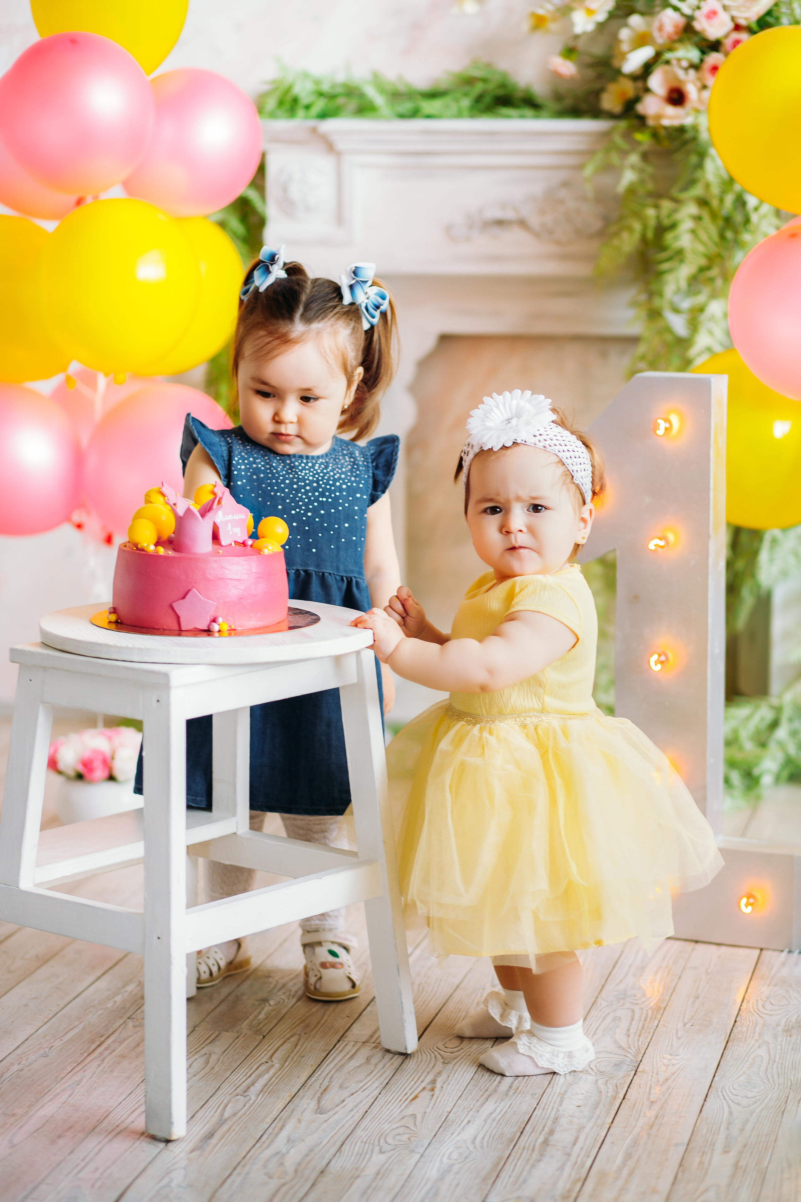 Амелии 1 год. Семейный и детский фотограф в Мурманске Карина Березина