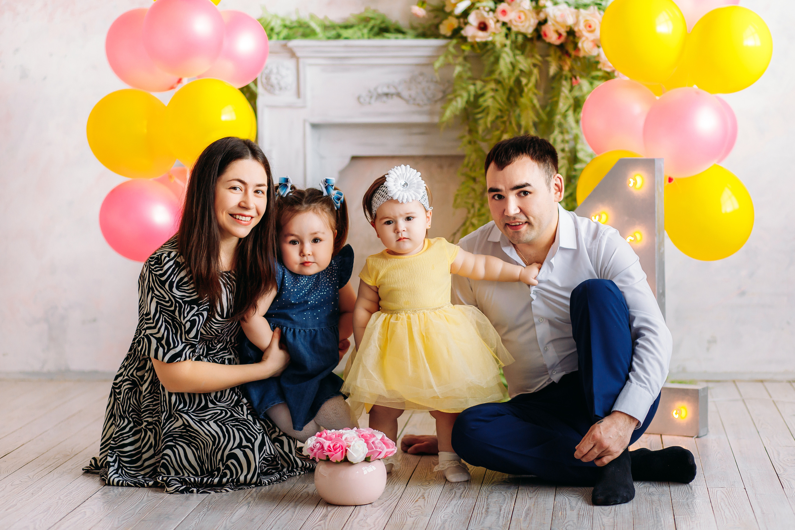 Амелии 1 год. Семейный и детский фотограф в Мурманске Карина Березина