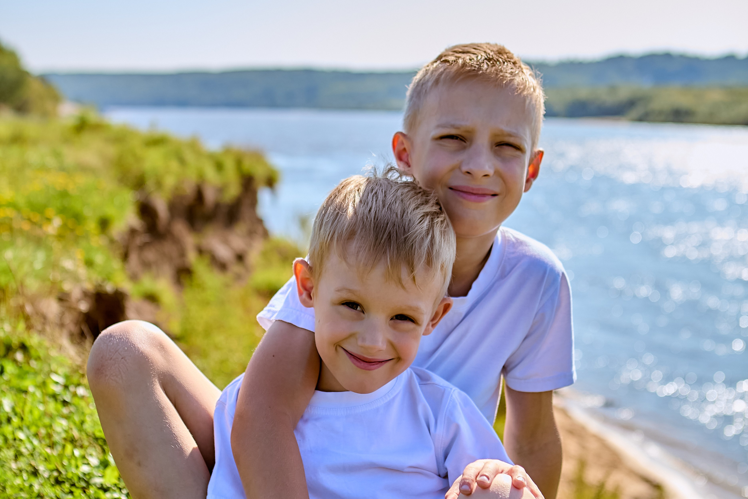 Детский портрет "Вместе с Братом" Православный портретный и детский фотограф Николай Голованов. Дзержинск.