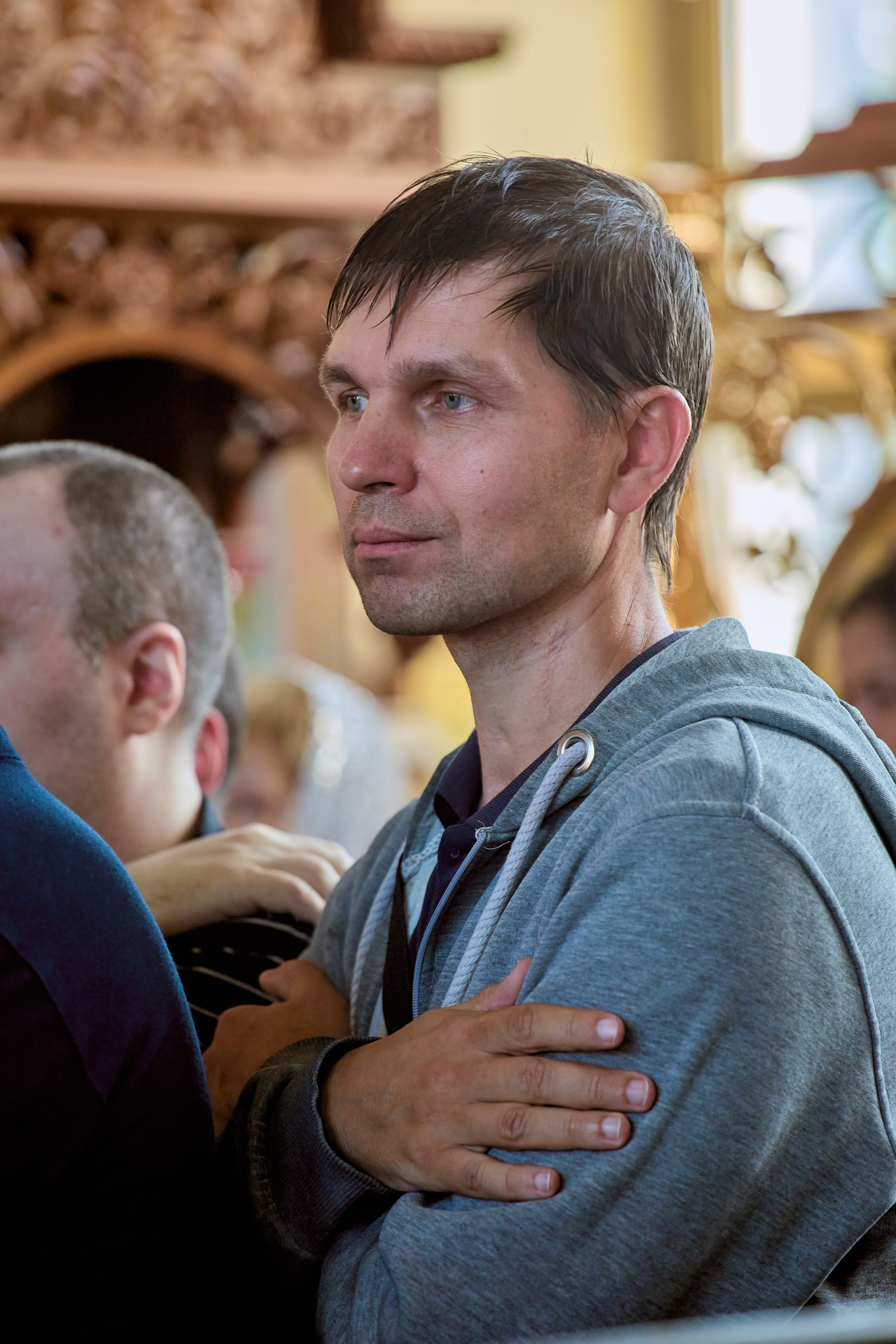 Мужской портрет в храме г. Дзержинск храм Преп Серафима Саровского