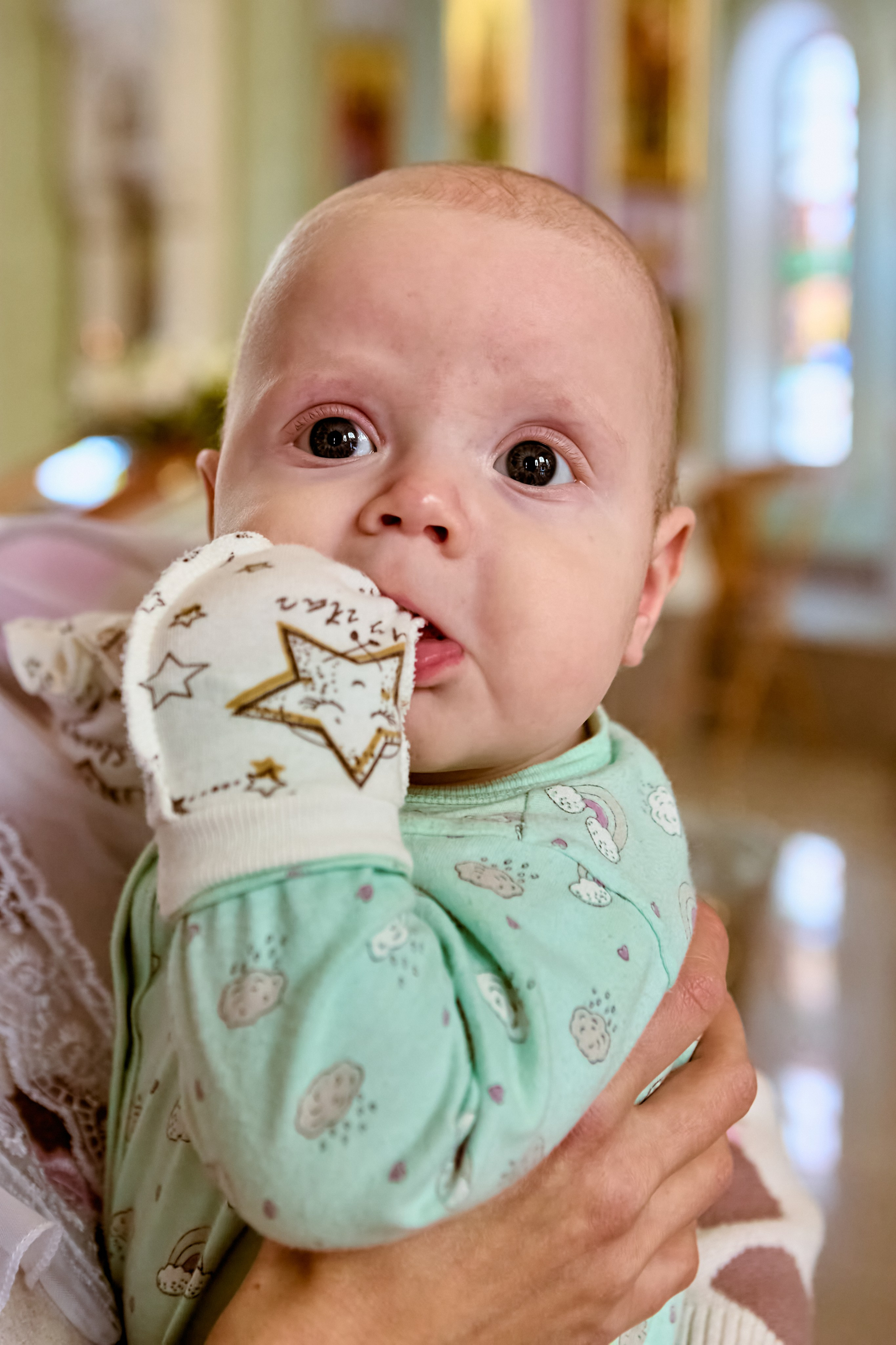 Фотограф на Крестины Дзержинск,  Портрет Младенца в храме