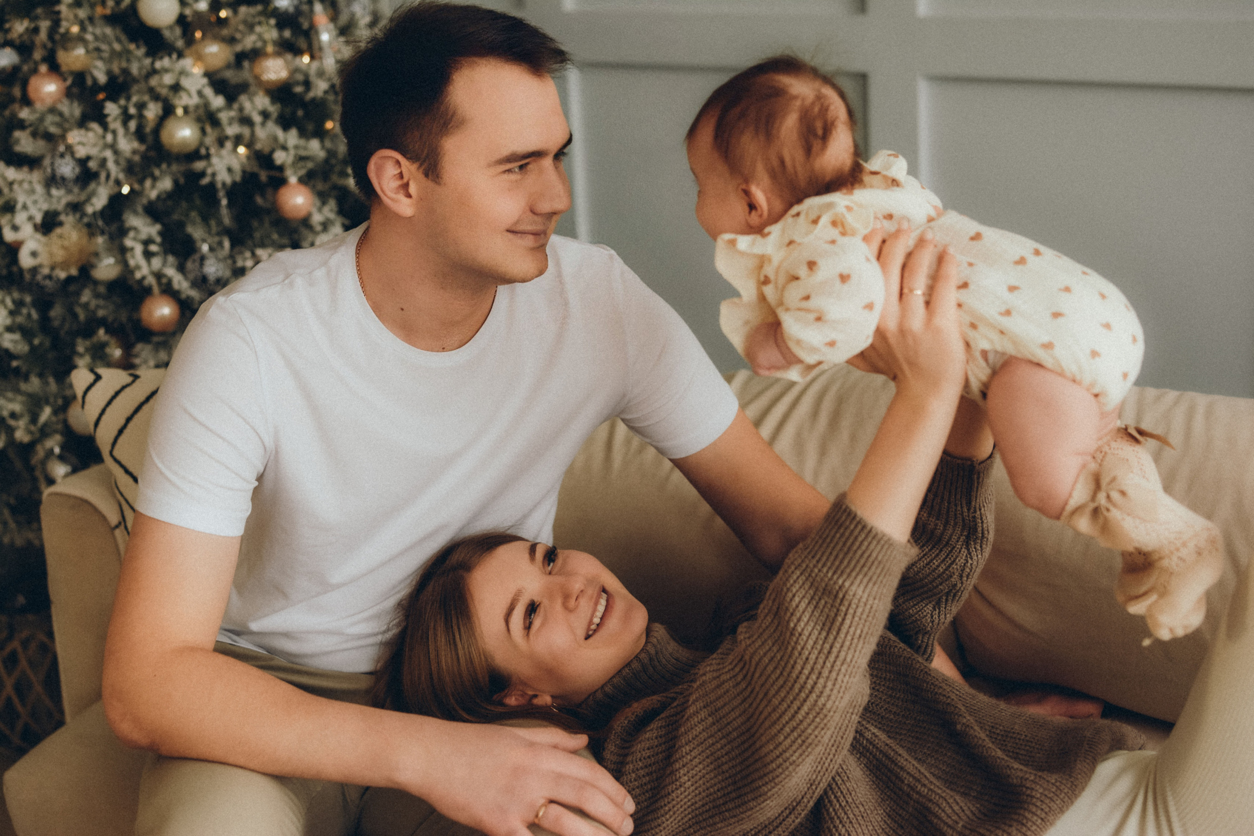 Влад, Лиза и дочь Кира. Фотограф в Москве Ангелина Ким