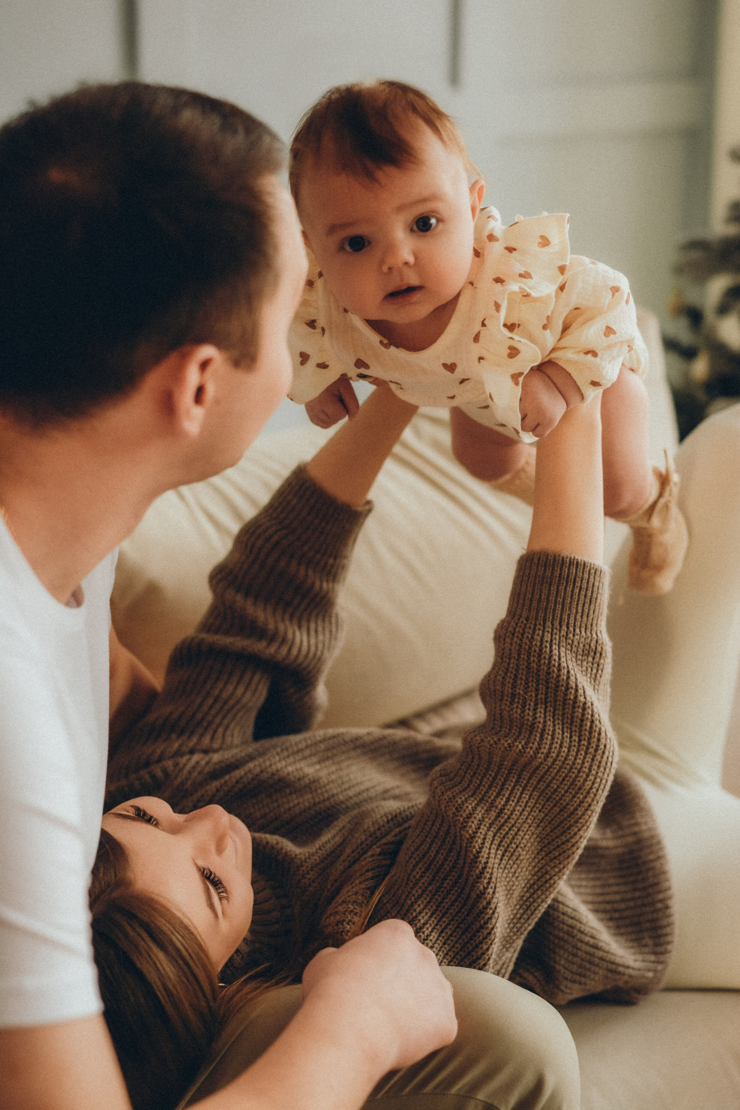 Влад, Лиза и дочь Кира. Фотограф в Москве Ангелина Ким