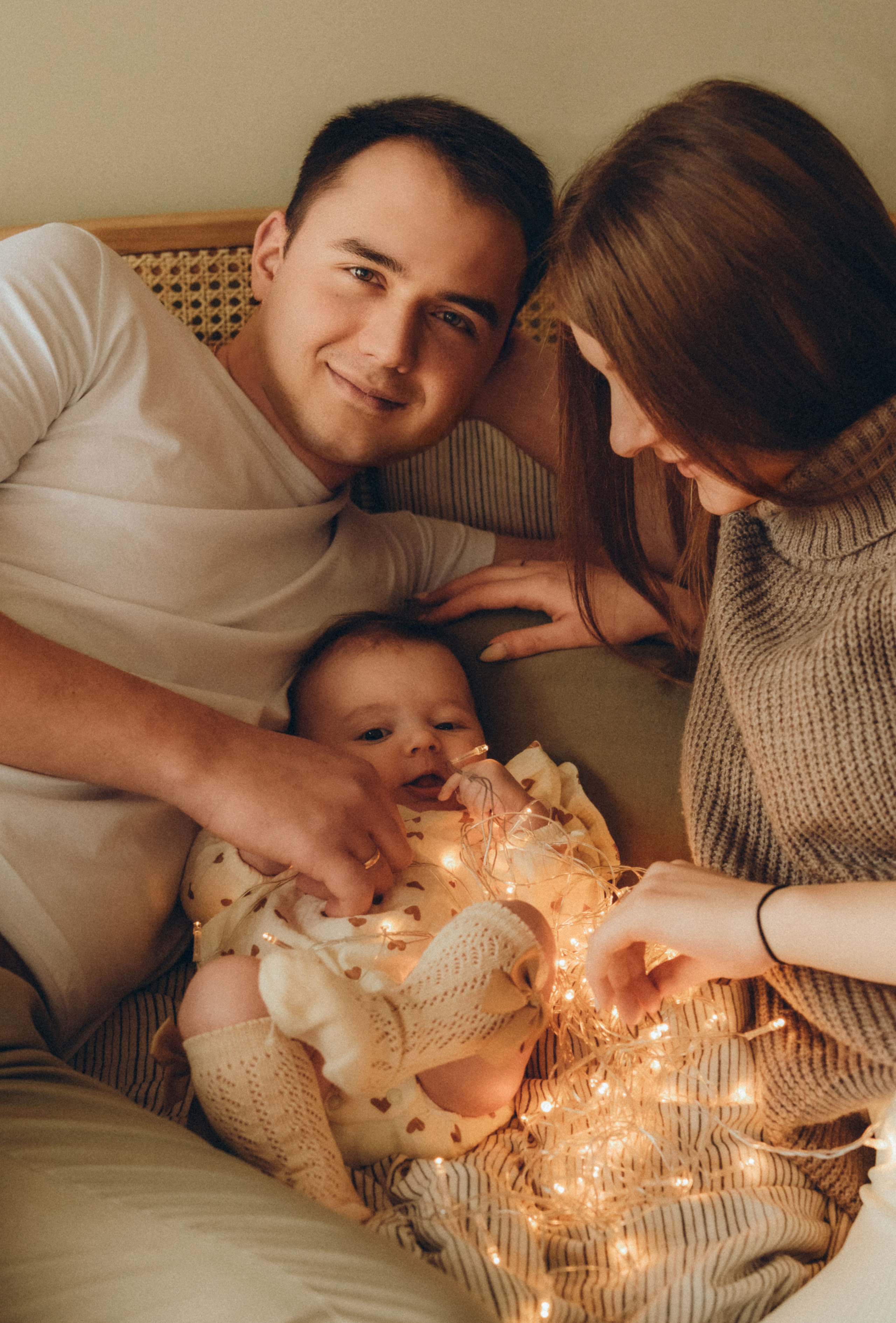 Влад, Лиза и дочь Кира. Фотограф в Москве Ангелина Ким