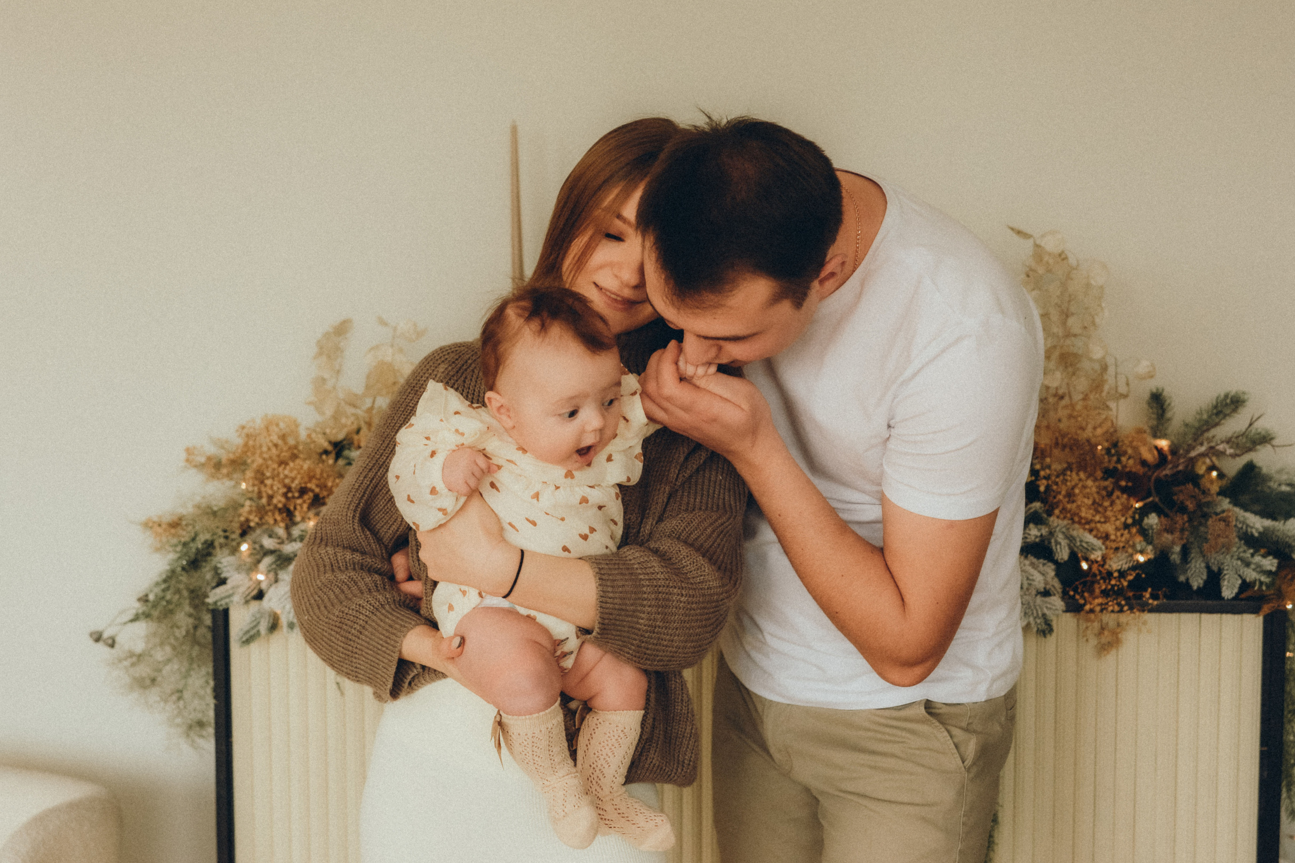 Влад, Лиза и дочь Кира. Фотограф в Москве Ангелина Ким