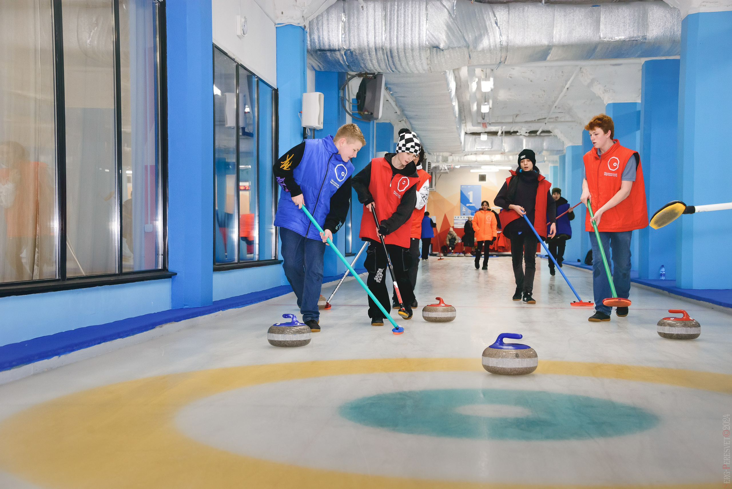 Кёрлинг, детский день рождения, Московский кёрлинг клуб. Ваш фотограф на праздник в Москве, Раменском, Жуковском, Люберцах
