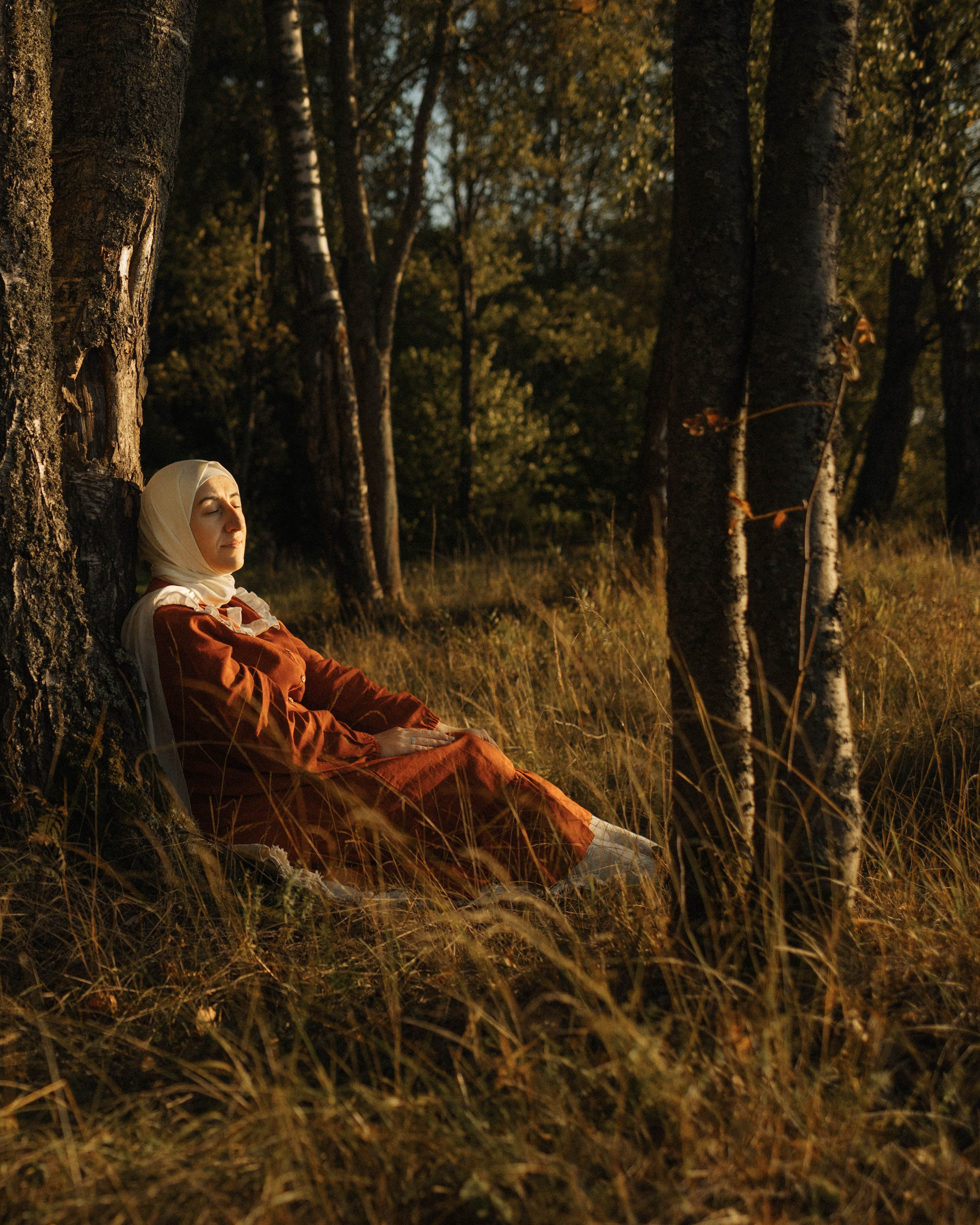 Закатная съемка на берегу реки с Аней. Фотограф Углич и Ярославль Ольга Тятюшкина