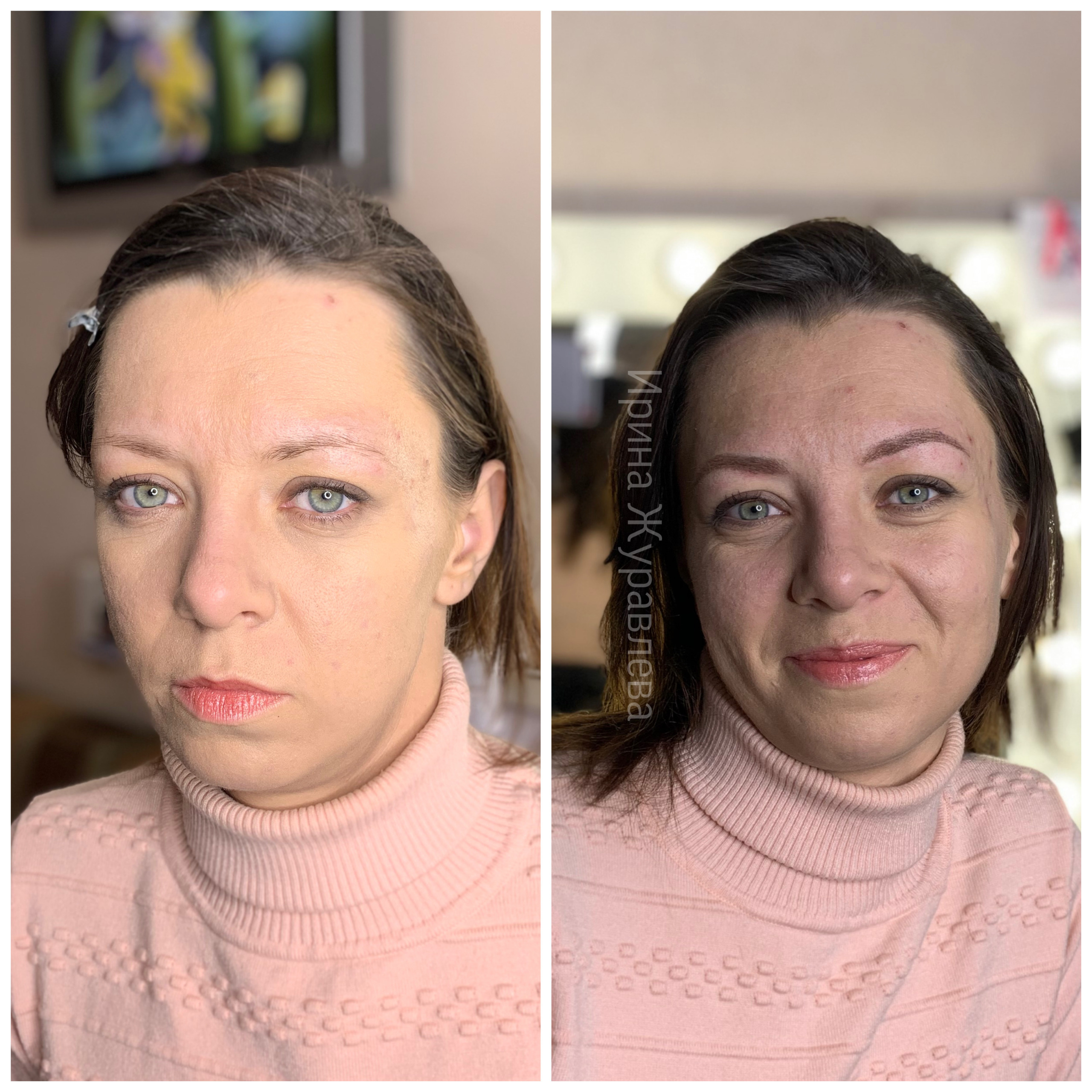 Пудровые брови. Бровист и Визажист