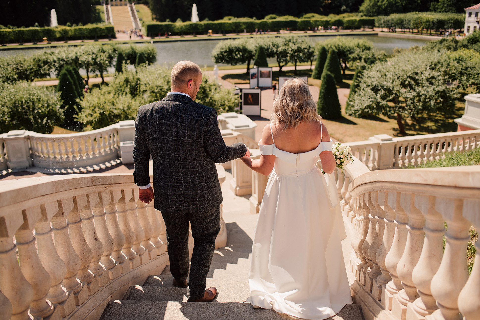 Юлия и Дмитрий. Летний Петергоф. Семейный и Свадебный фотограф. Санкт-Петербург. Пушкин