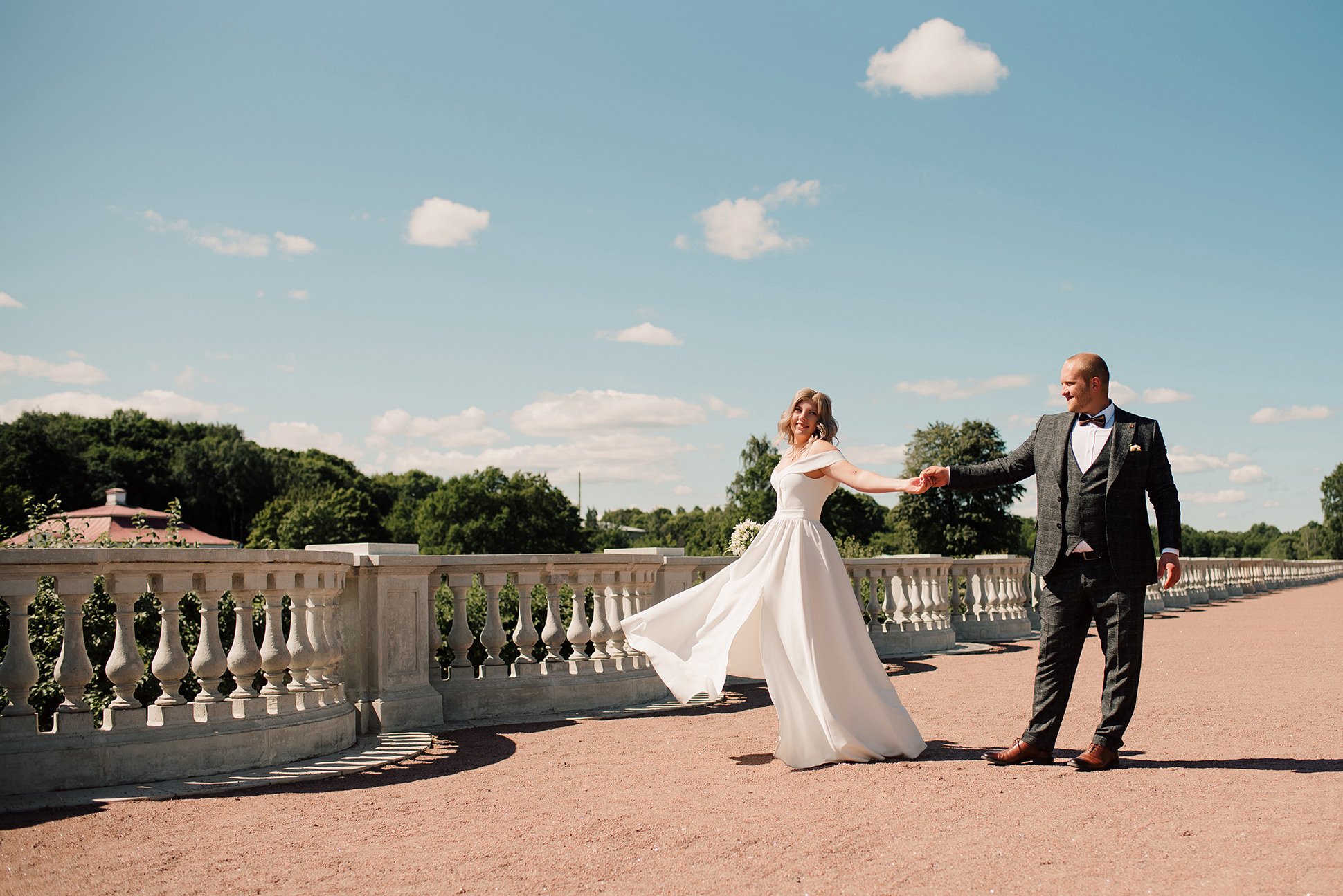 Юлия и Дмитрий. Летний Петергоф. Семейный и Свадебный фотограф. Санкт-Петербург. Пушкин