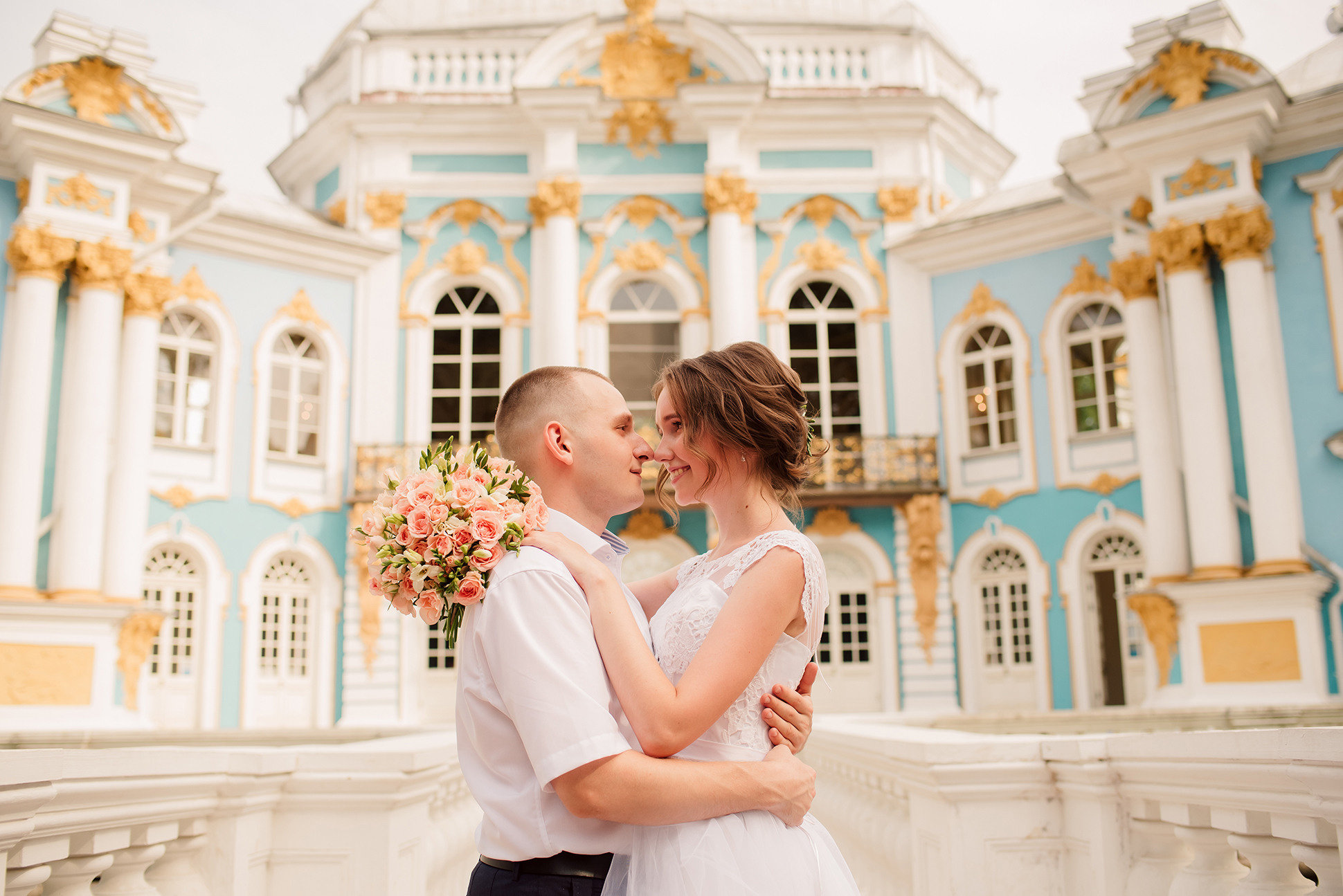 Свадебная фотосессия в Пушкине. Семейный и Свадебный фотограф. Санкт-Петербург. Пушкин