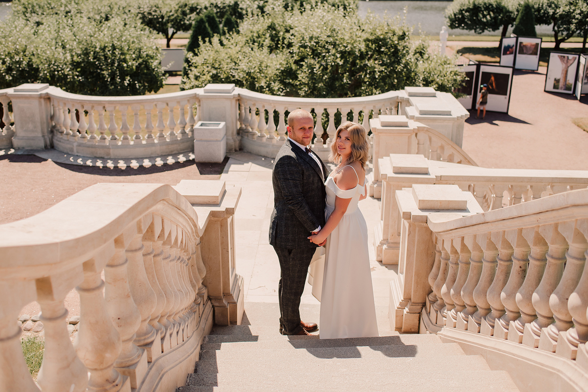 Юлия и Дмитрий. Летний Петергоф. Семейный и Свадебный фотограф. Санкт-Петербург. Пушкин