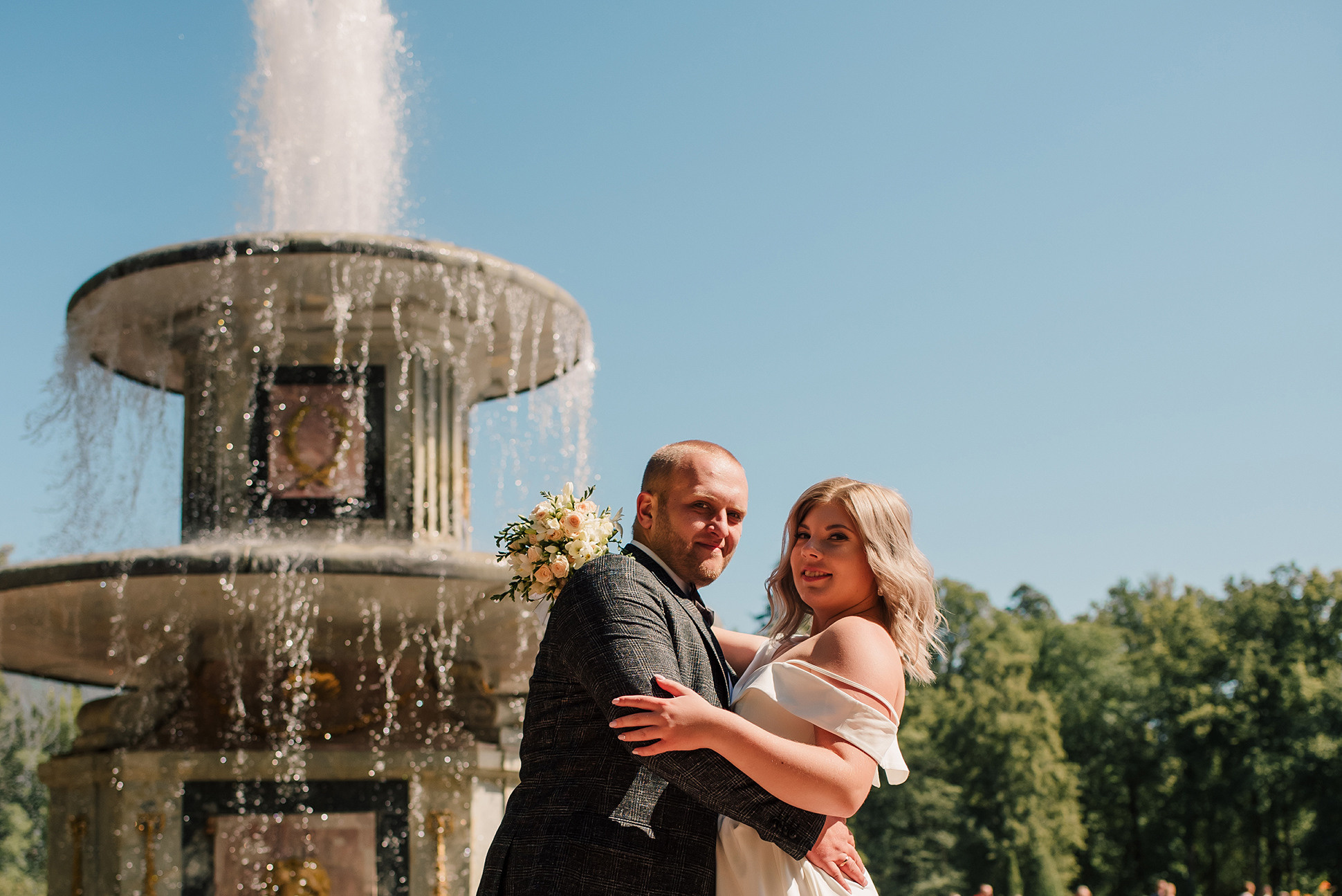 Юлия и Дмитрий. Летний Петергоф. Семейный и Свадебный фотограф. Санкт-Петербург. Пушкин