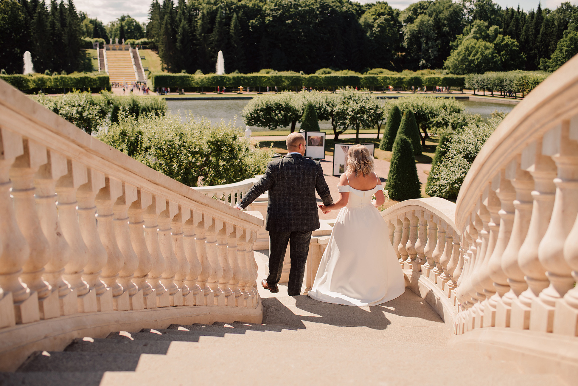 Юлия и Дмитрий. Летний Петергоф. Семейный и Свадебный фотограф. Санкт-Петербург. Пушкин