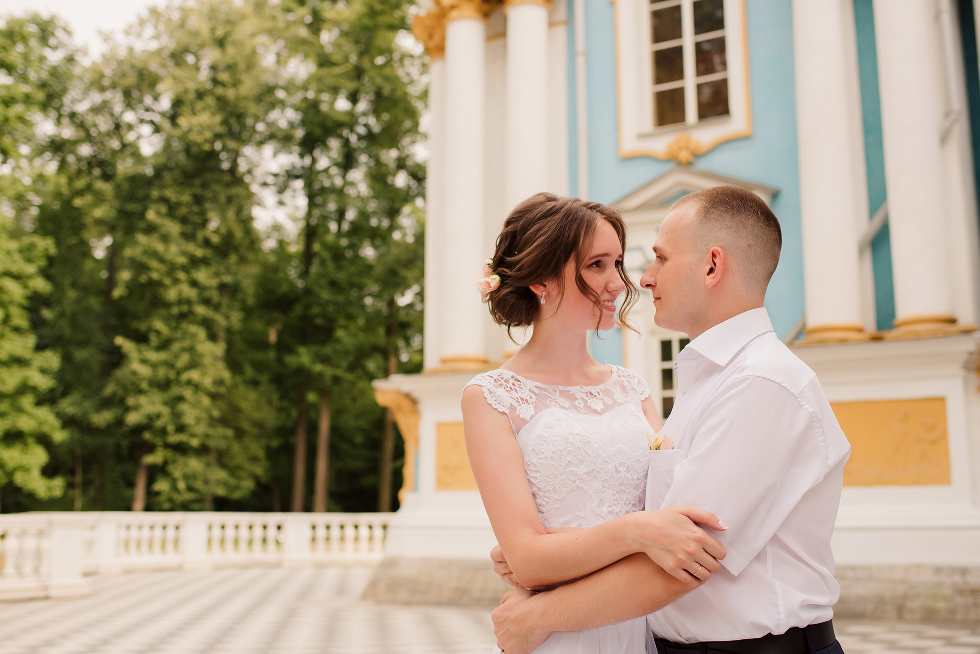 Свадебная фотосессия в Пушкине. Семейный и Свадебный фотограф. Санкт-Петербург. Пушкин