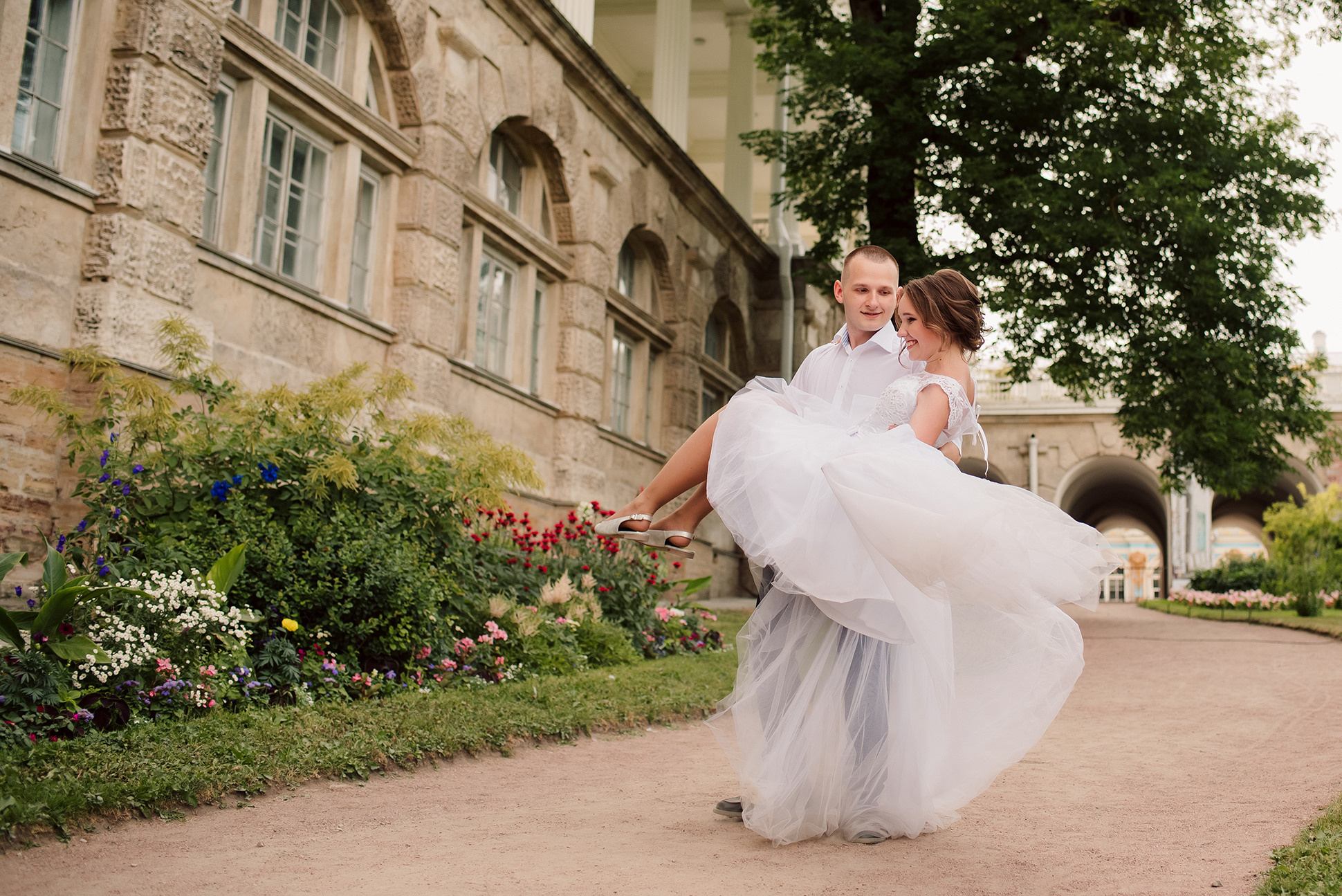 Свадебная фотосессия в Пушкине. Семейный и Свадебный фотограф. Санкт-Петербург. Пушкин
