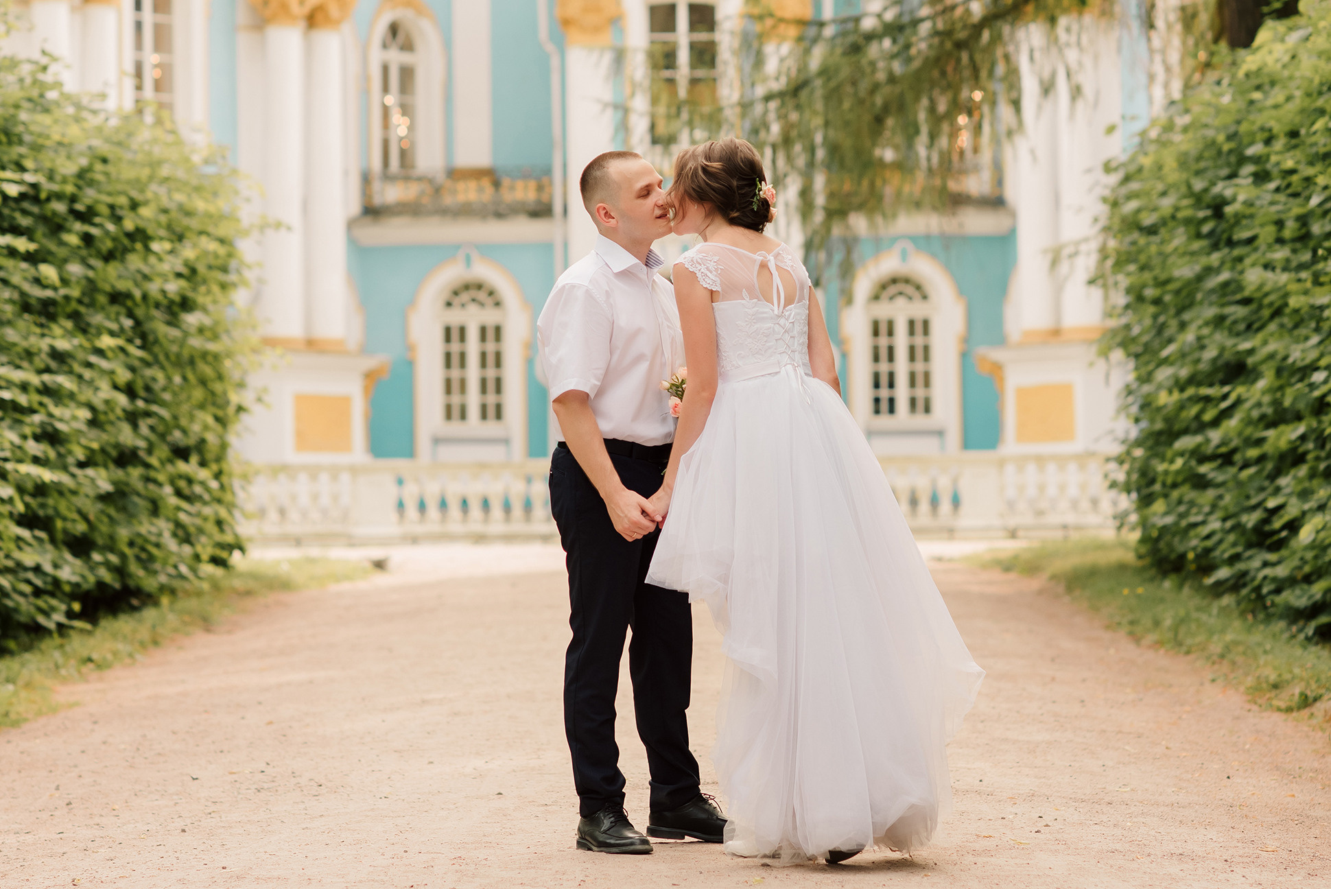Свадебная фотосессия в Пушкине. Семейный и Свадебный фотограф. Санкт-Петербург. Пушкин
