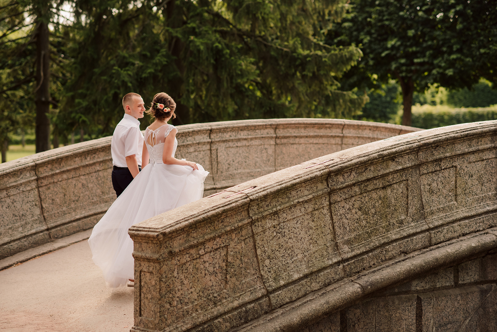 Свадебная фотосессия в Пушкине. Семейный и Свадебный фотограф. Санкт-Петербург. Пушкин
