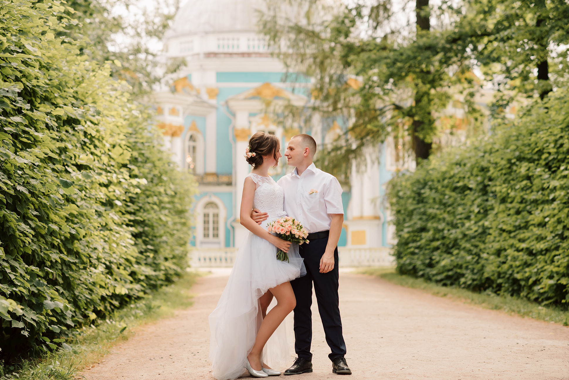 Свадебная фотосессия в Пушкине. Семейный и Свадебный фотограф. Санкт-Петербург. Пушкин