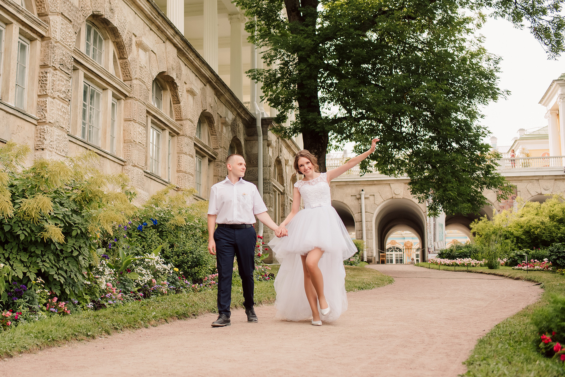 Свадебная фотосессия в Пушкине. Семейный и Свадебный фотограф. Санкт-Петербург. Пушкин