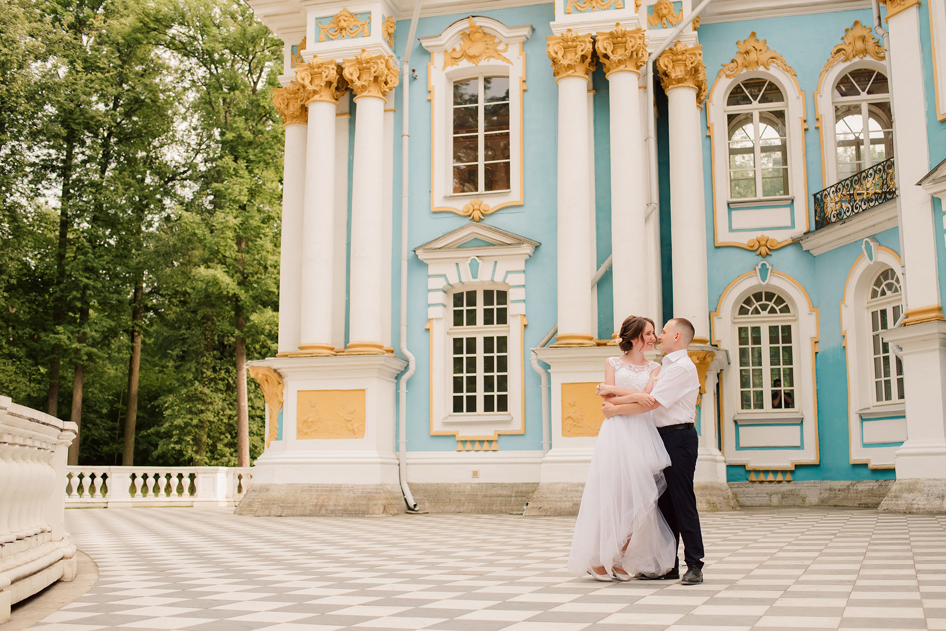 Свадебная фотосессия в Пушкине. Семейный и Свадебный фотограф. Санкт-Петербург. Пушкин