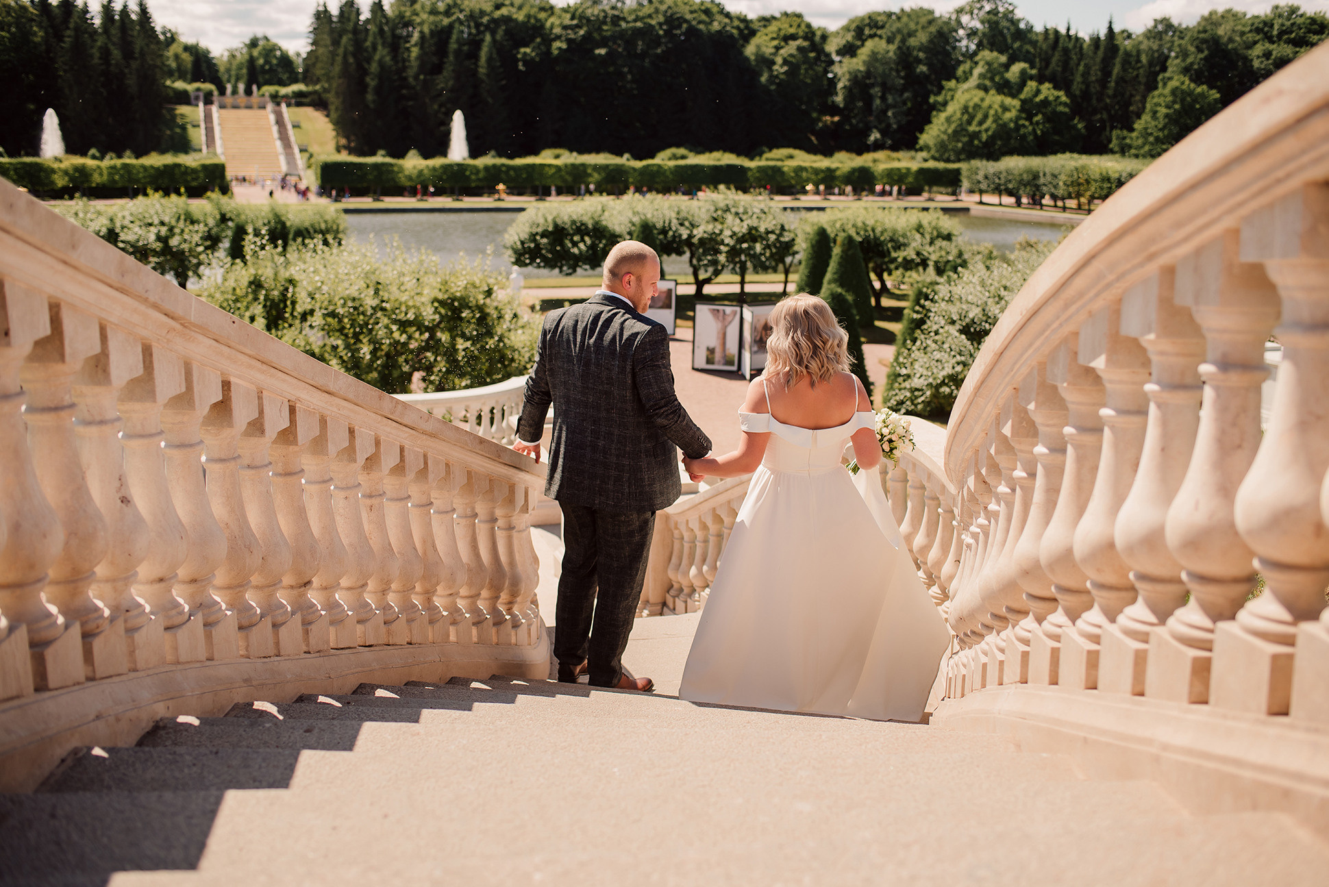 Юлия и Дмитрий. Летний Петергоф. Семейный и Свадебный фотограф. Санкт-Петербург. Пушкин