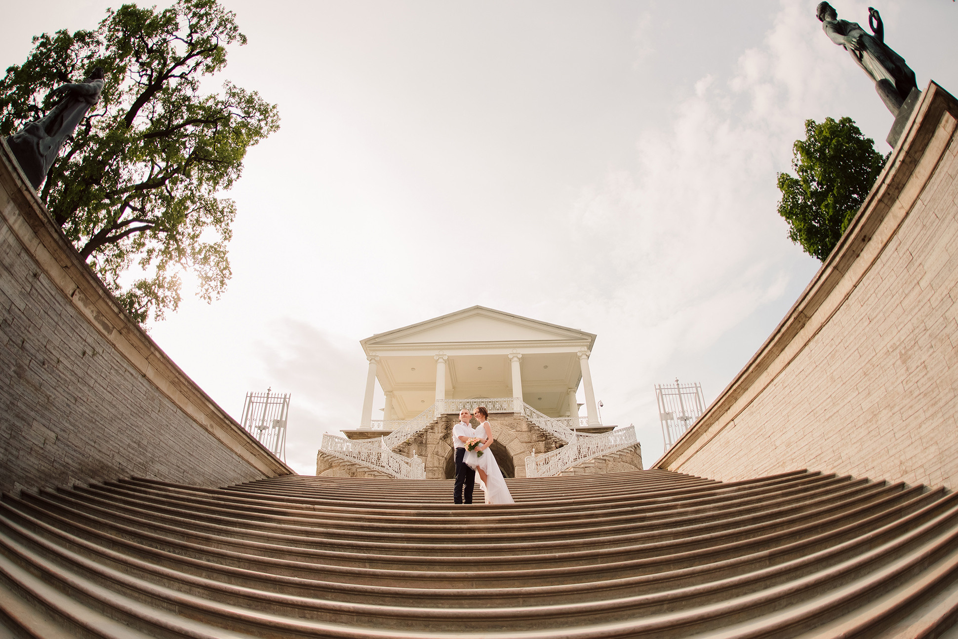 Свадебная фотосессия в Пушкине. Семейный и Свадебный фотограф. Санкт-Петербург. Пушкин