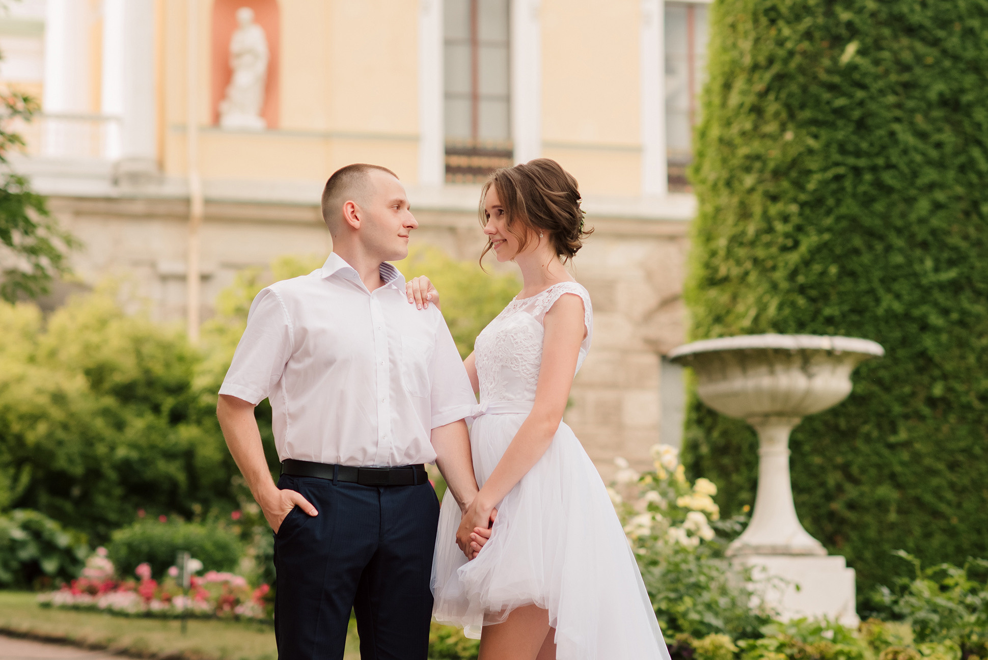 Свадебная фотосессия в Пушкине. Семейный и Свадебный фотограф. Санкт-Петербург. Пушкин