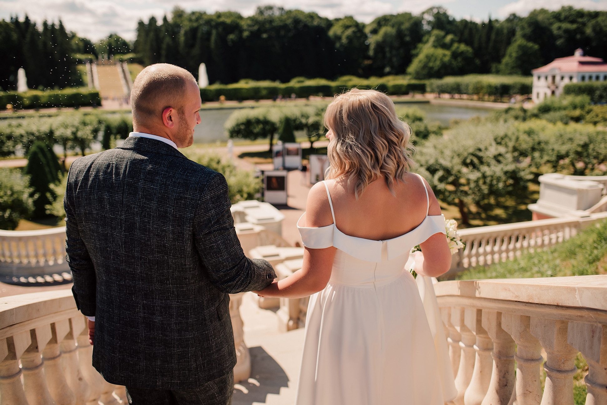 Юлия и Дмитрий. Летний Петергоф. Семейный и Свадебный фотограф. Санкт-Петербург. Пушкин