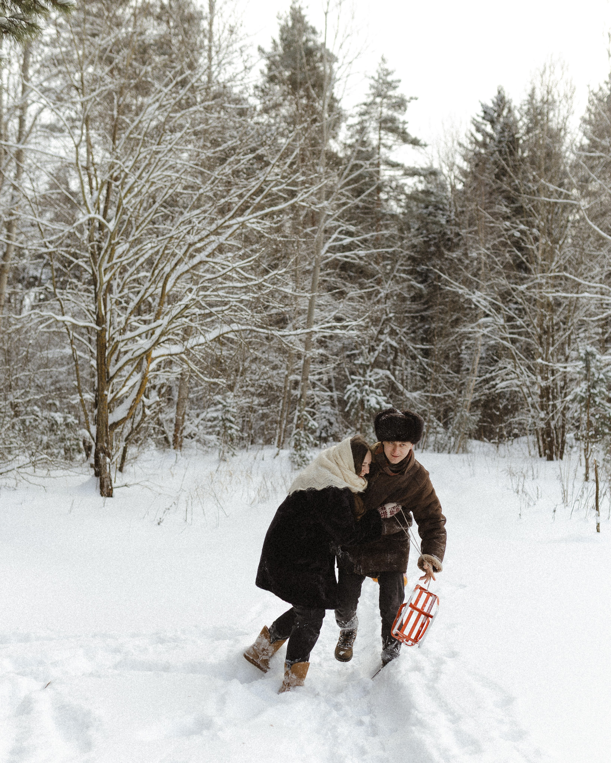 Зима не холодная, когда рядом свои. Семейный фотограф в Москве Алина Савченко