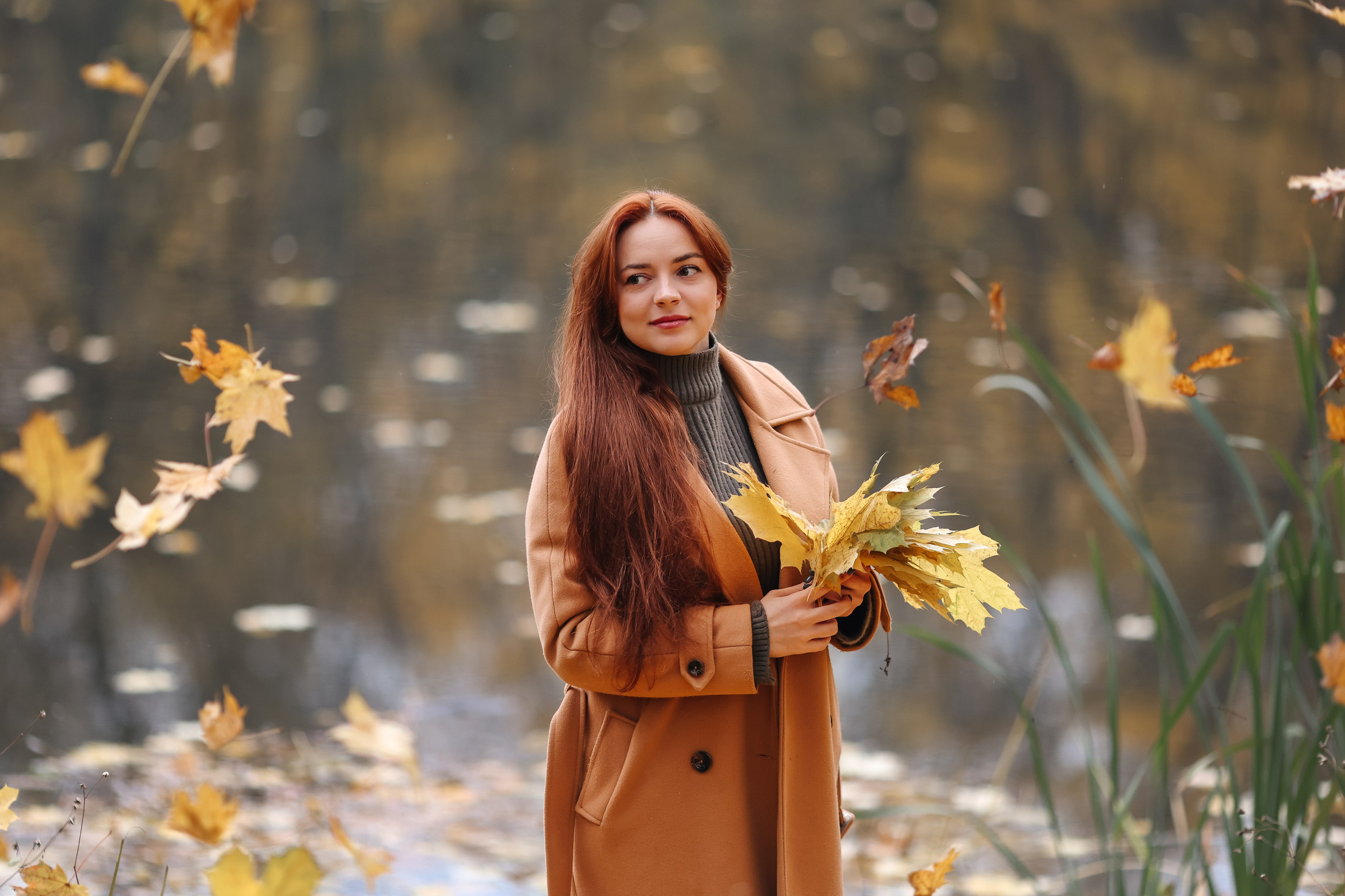 Женский портрет уличный. Семейный фотограф Москва и область Дербунова Елена