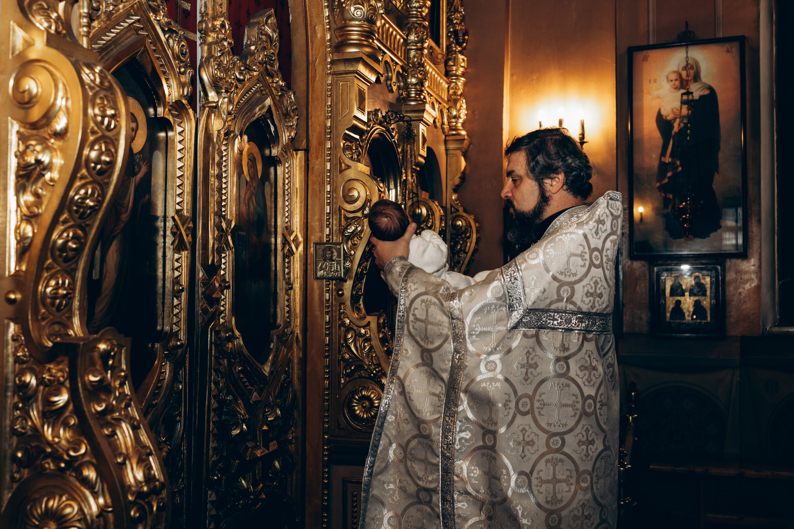 Крещение в Храме Воскресения Словущего в Даниловской Слободе. Главная