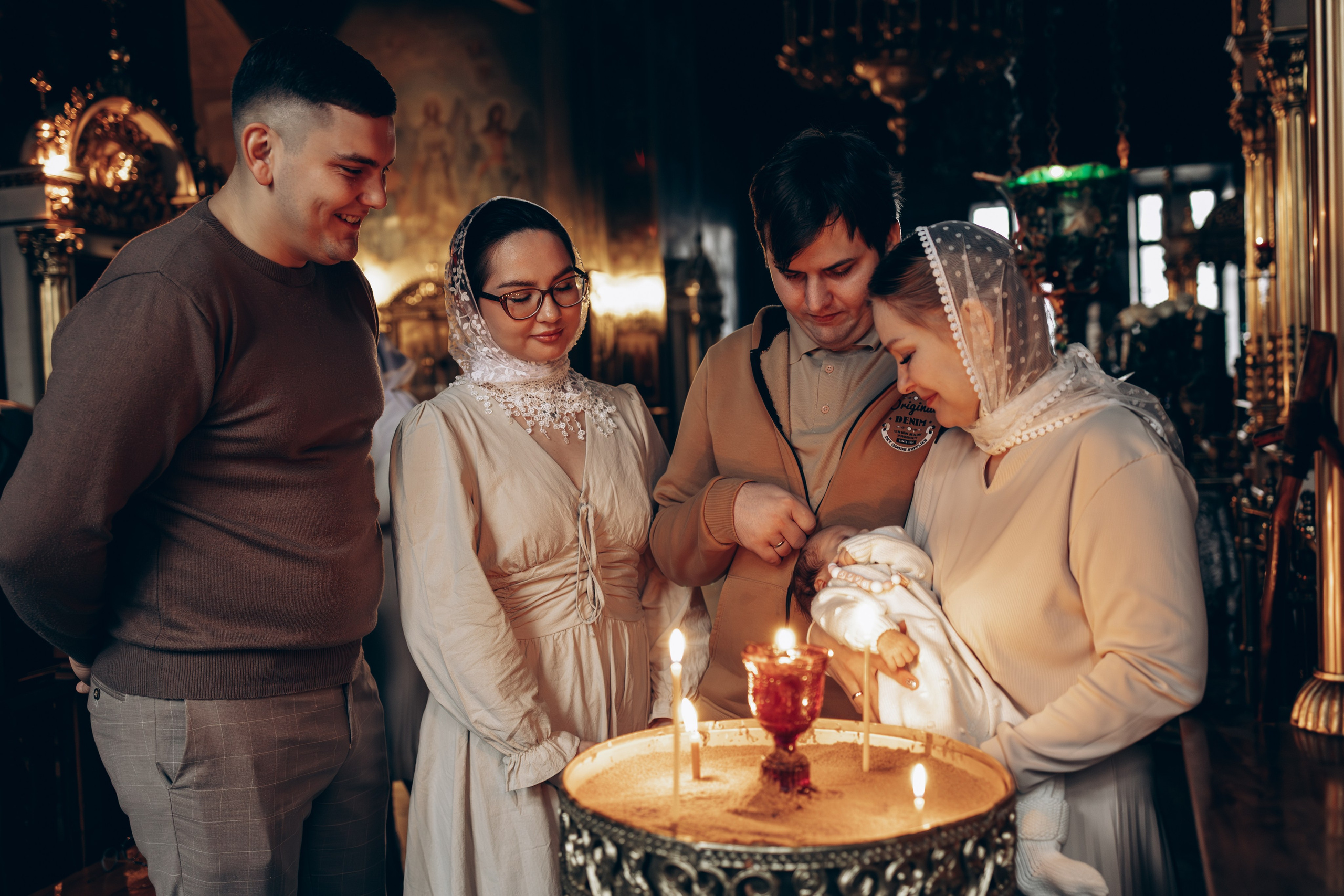 Крещение в Храме Воскресения Словущего в Даниловской Слободе. Главная