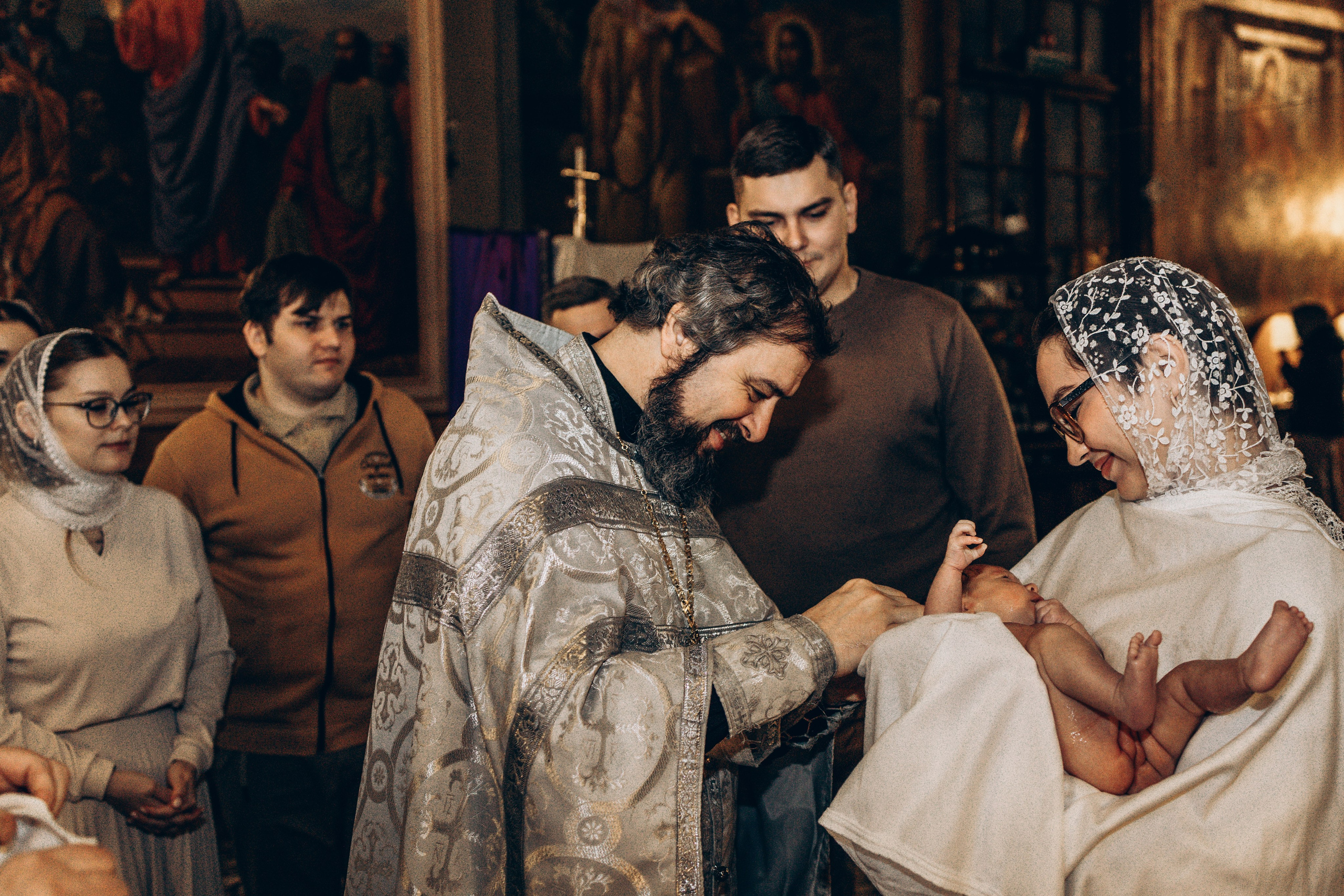 Крещение в Храме Воскресения Словущего в Даниловской Слободе. Главная