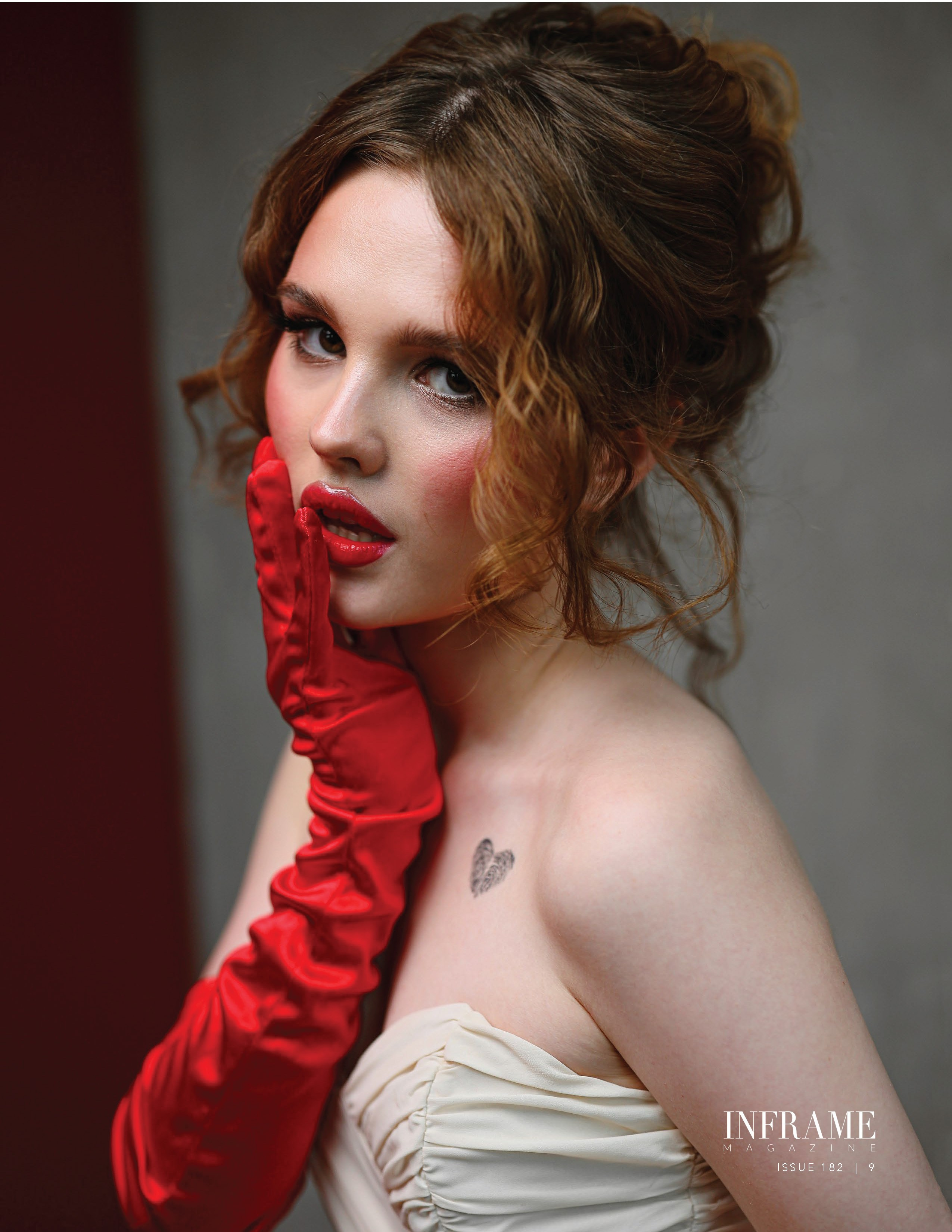 Съемка "Red rose" на обложке INFRAME MagazinePREMIUM Publication Gold Coast, AustraliaIssue 182 - Beauty and Glamour Edition - January 2025