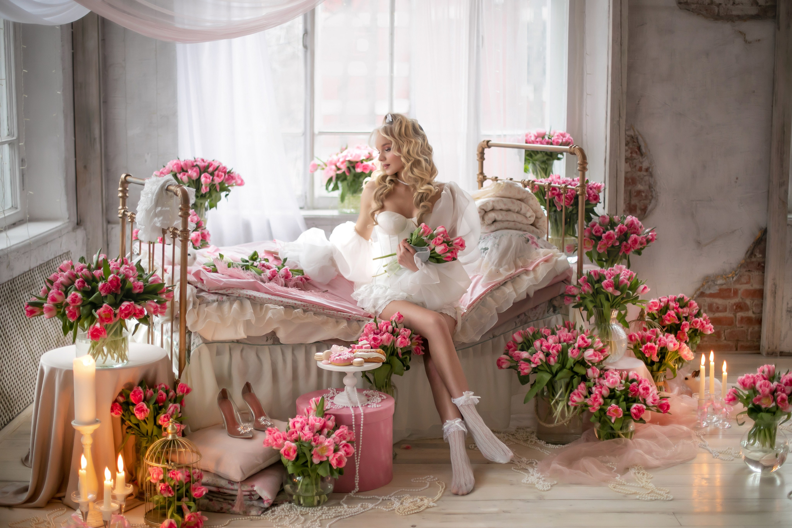 Весенние фотосессии в студиях. Фотопроекты, фотодни и фотосессии в Москве