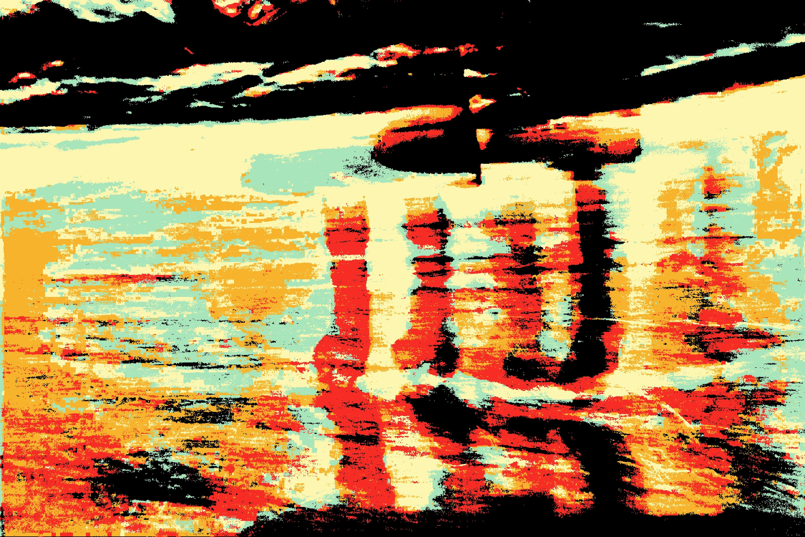 Сказочный лёд. Визуальный арт пиксельный художник Василь Пиксель