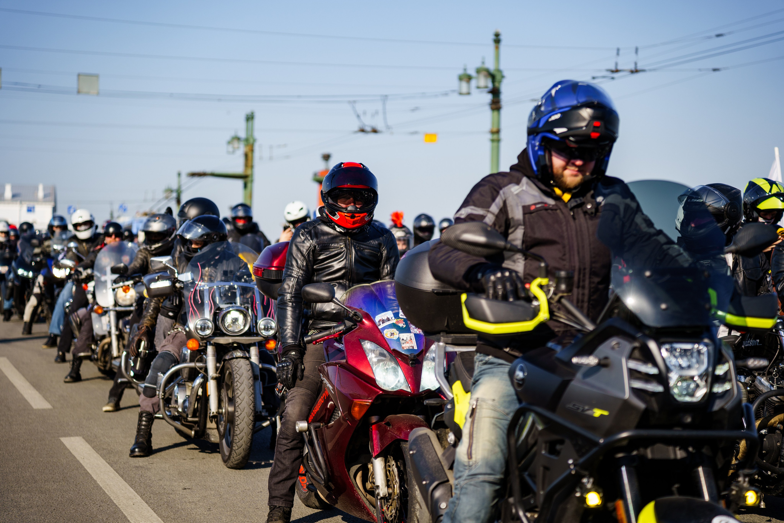 Прохват мотоклуба Norman Riders ч.1. Концертный и репортажный фотограф в Санкт-Петербурге Слава Пахомов