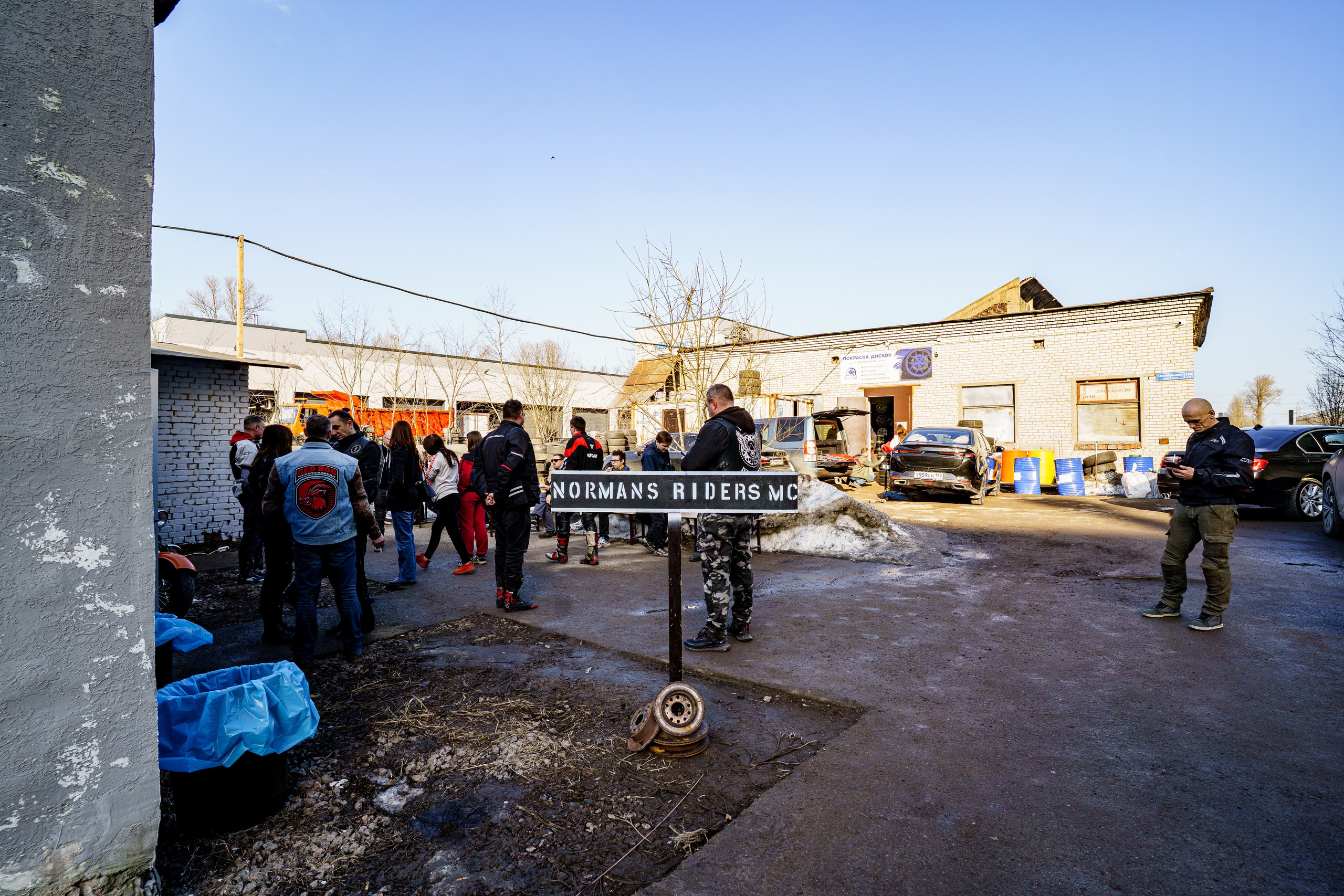 Прохват мотоклуба Norman Riders ч.2. Концертный и репортажный фотограф в Санкт-Петербурге Слава Пахомов