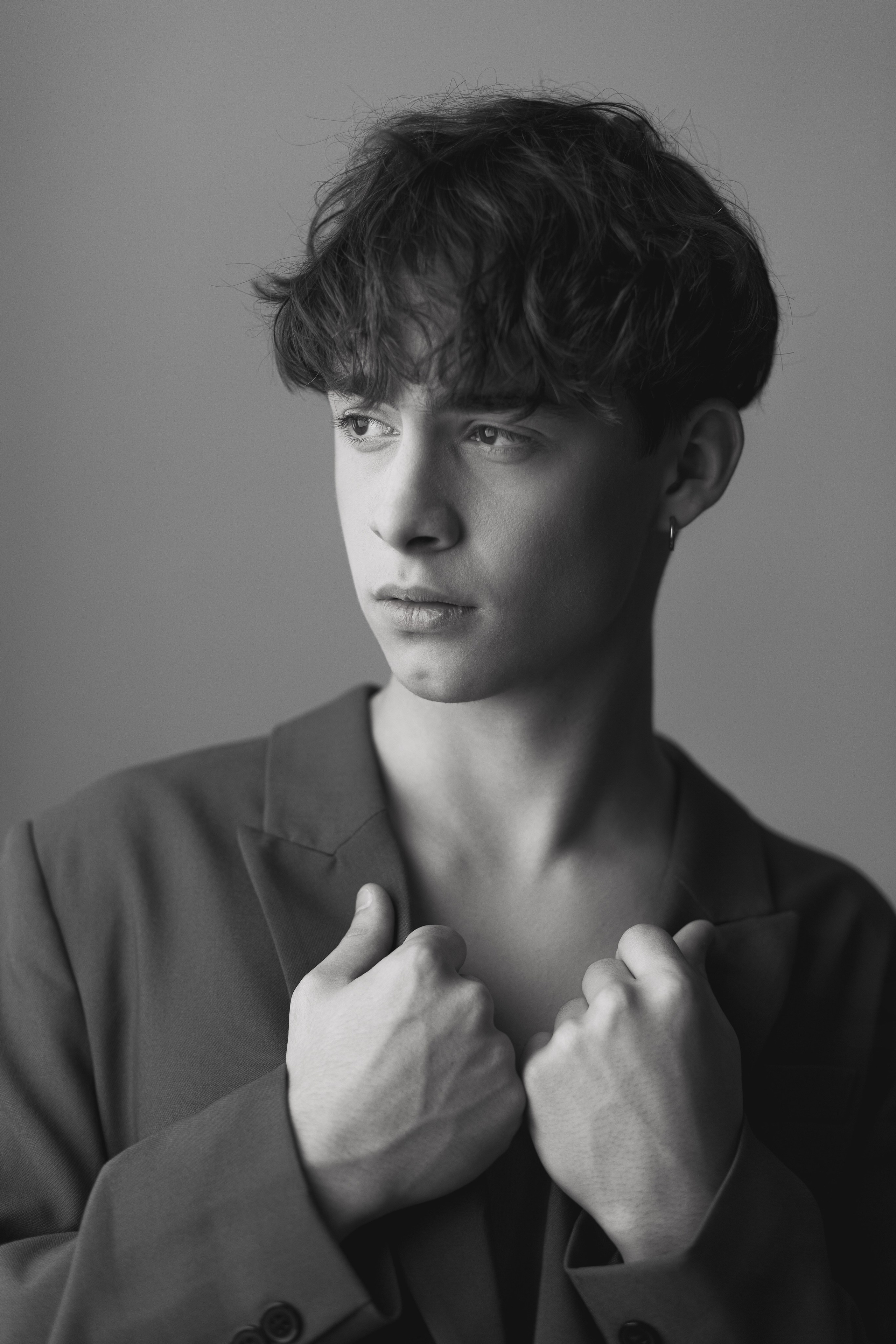 Мужской портрет ЧБ