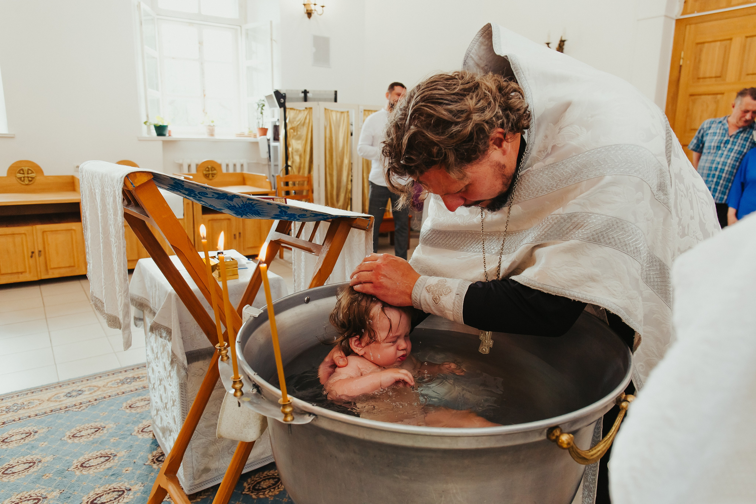 Фотосъемка Крещения ребенка. Фотограф новорожденных и детский в Сергиевом Посаде Кругликова Юлия