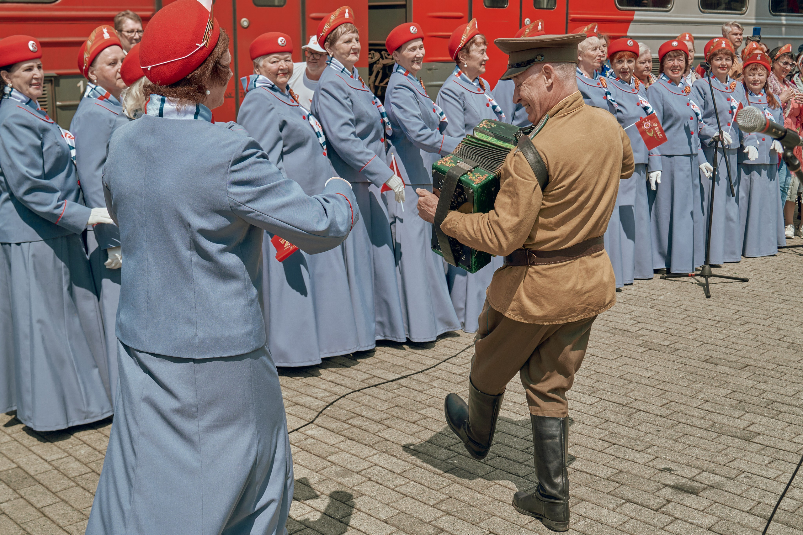 Поезд Победы!. Фотограф во Владивостоке