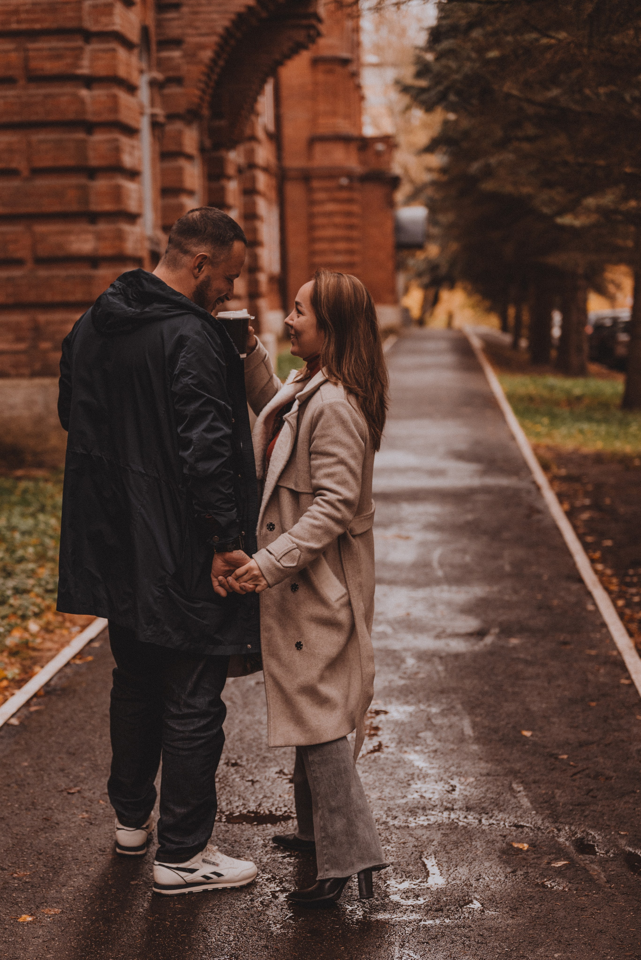 Под дождем. Павел и Виктория. Фотограф Кристина Пархоменко