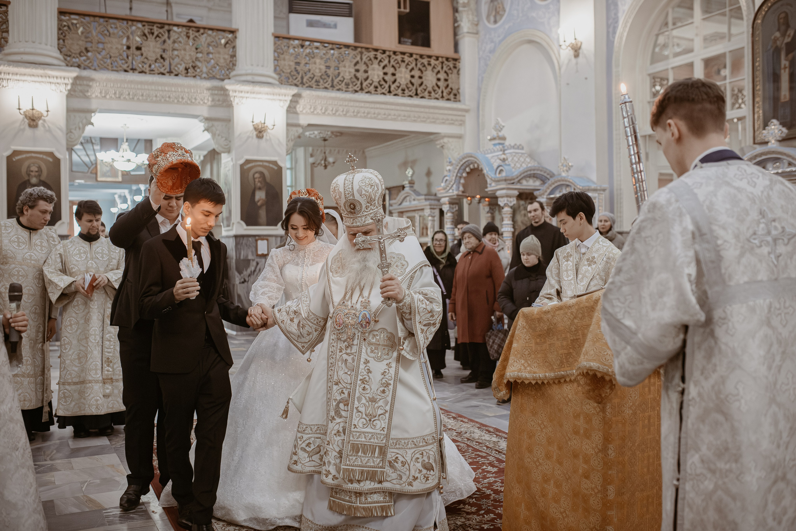 Митрополит Викентий совершил таинство Венчания. Фотограф на Крещение и Венчание в Ташкенте